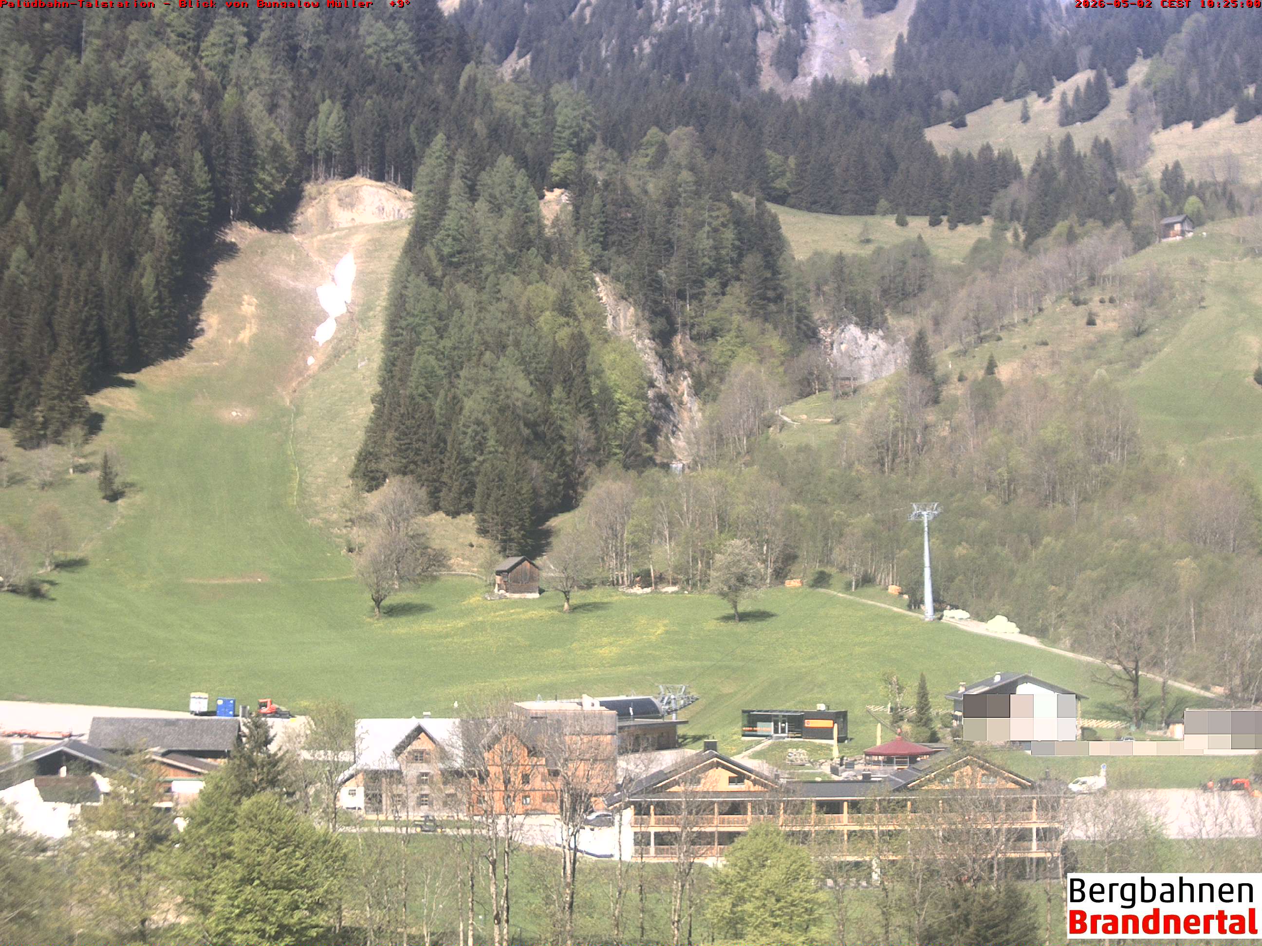 Blick auf Palüdbahn von Bungalow Müller