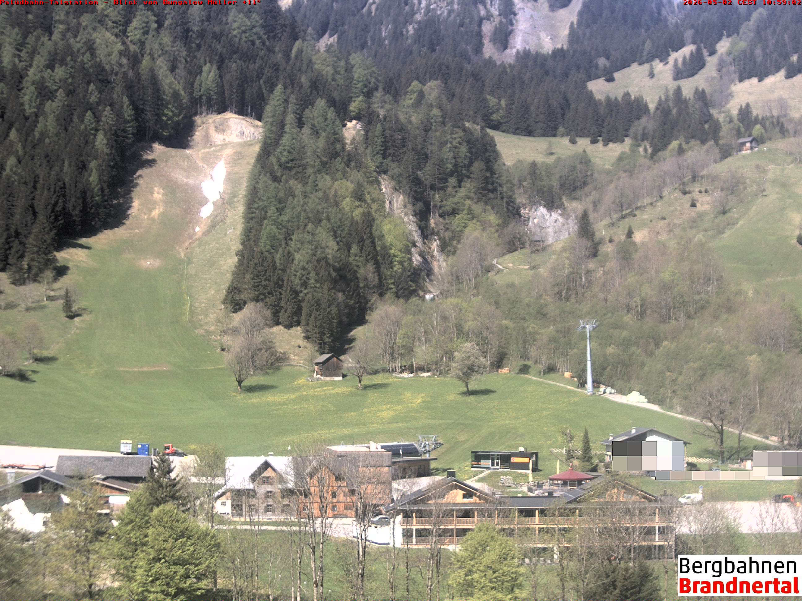 Blick auf Palüdbahn von Bungalow Müller