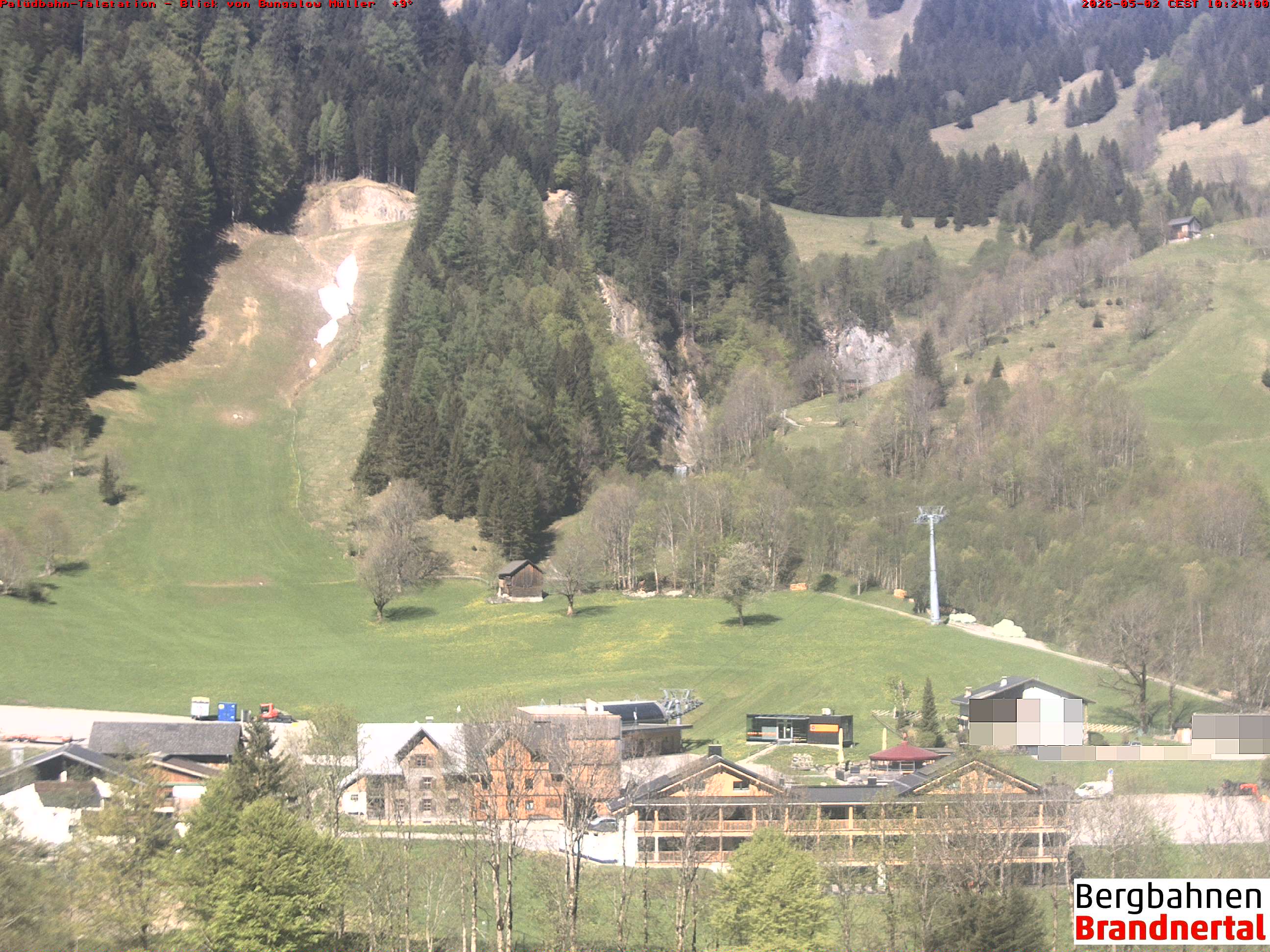 Blick auf Palüdbahn von Bungalow Müller