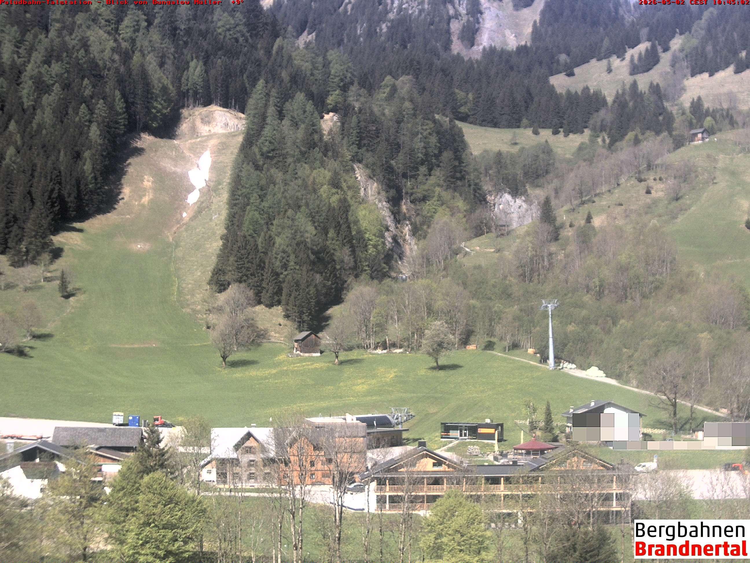 Blick auf Palüdbahn von Bungalow Müller