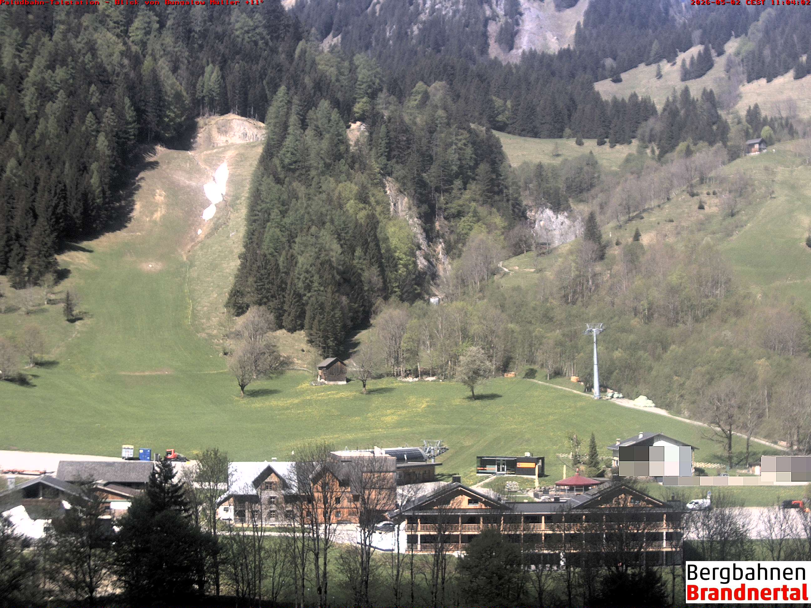 Blick auf Palüdbahn von Bungalow Müller