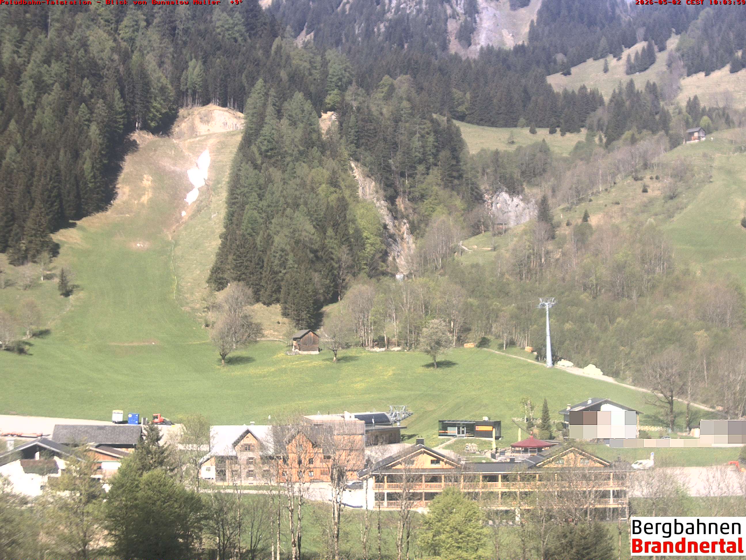 Blick auf Palüdbahn von Bungalow Müller