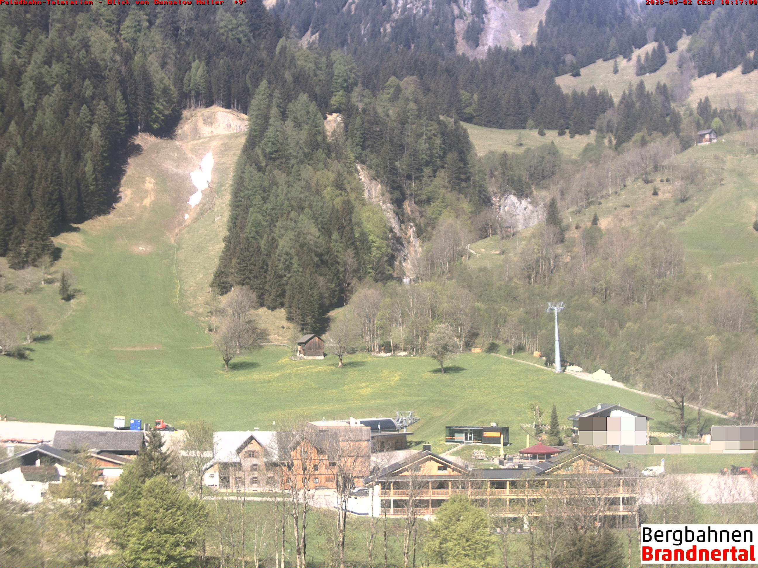 Blick auf Palüdbahn von Bungalow Müller