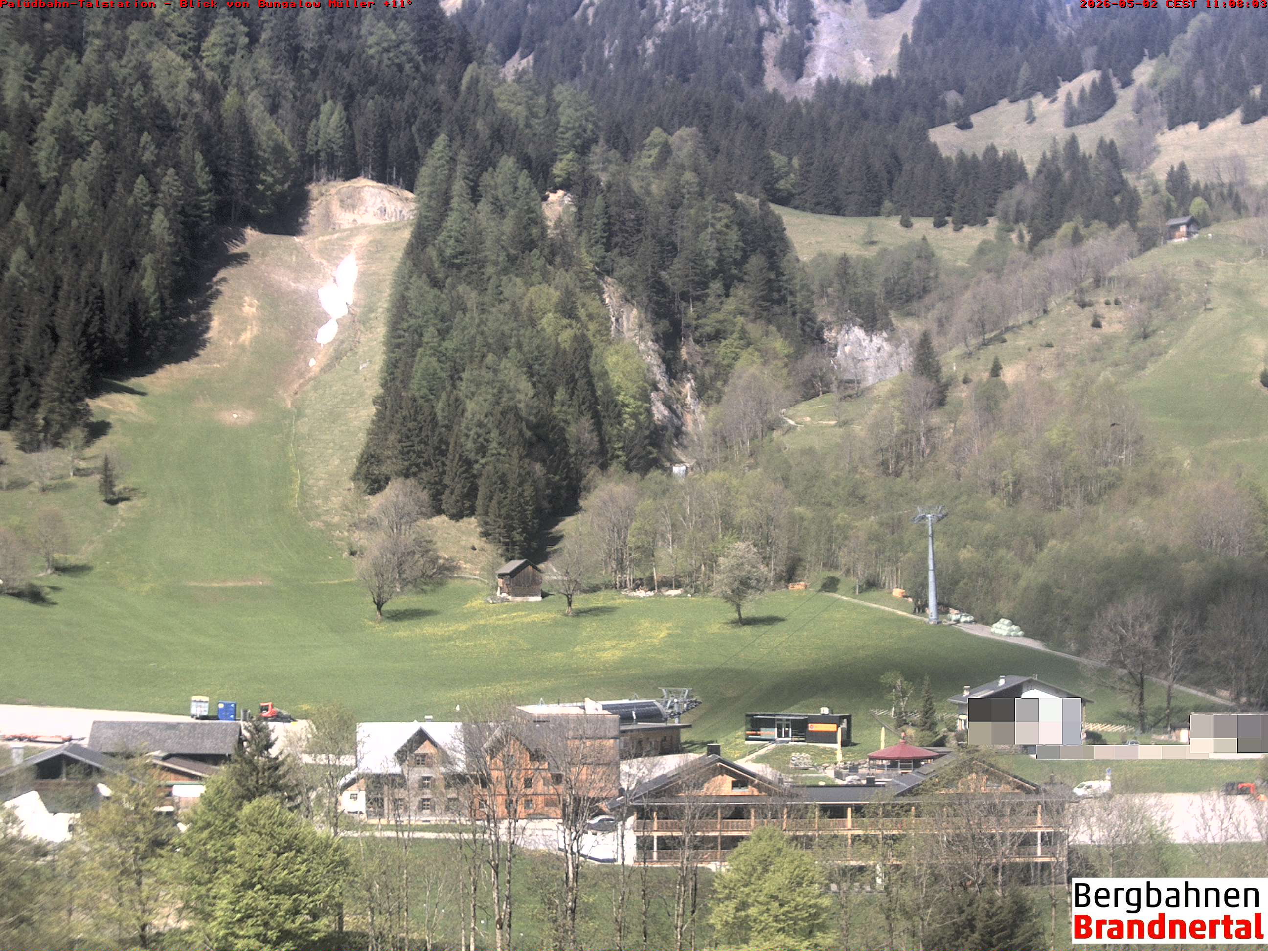 Blick auf Palüdbahn von Bungalow Müller