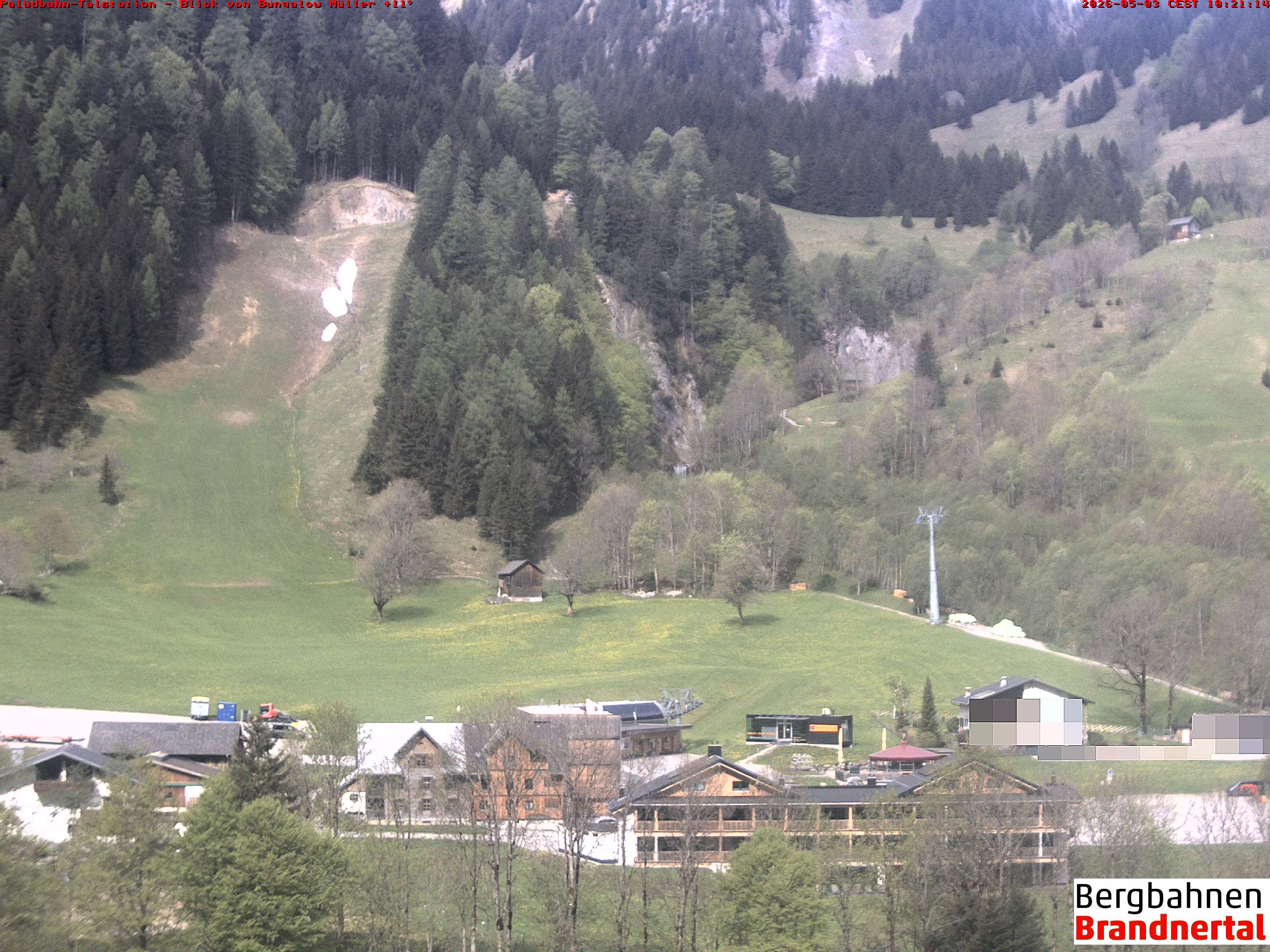 Blick auf Palüdbahn von Bungalow Müller