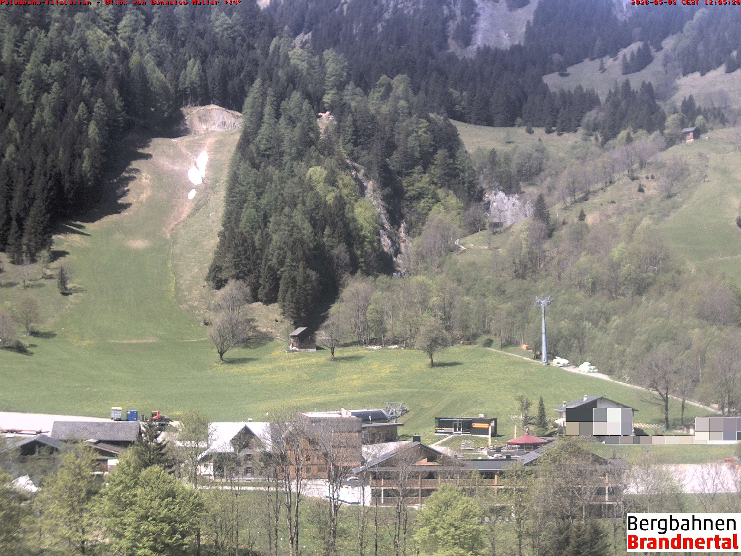 Blick auf Palüdbahn von Bungalow Müller