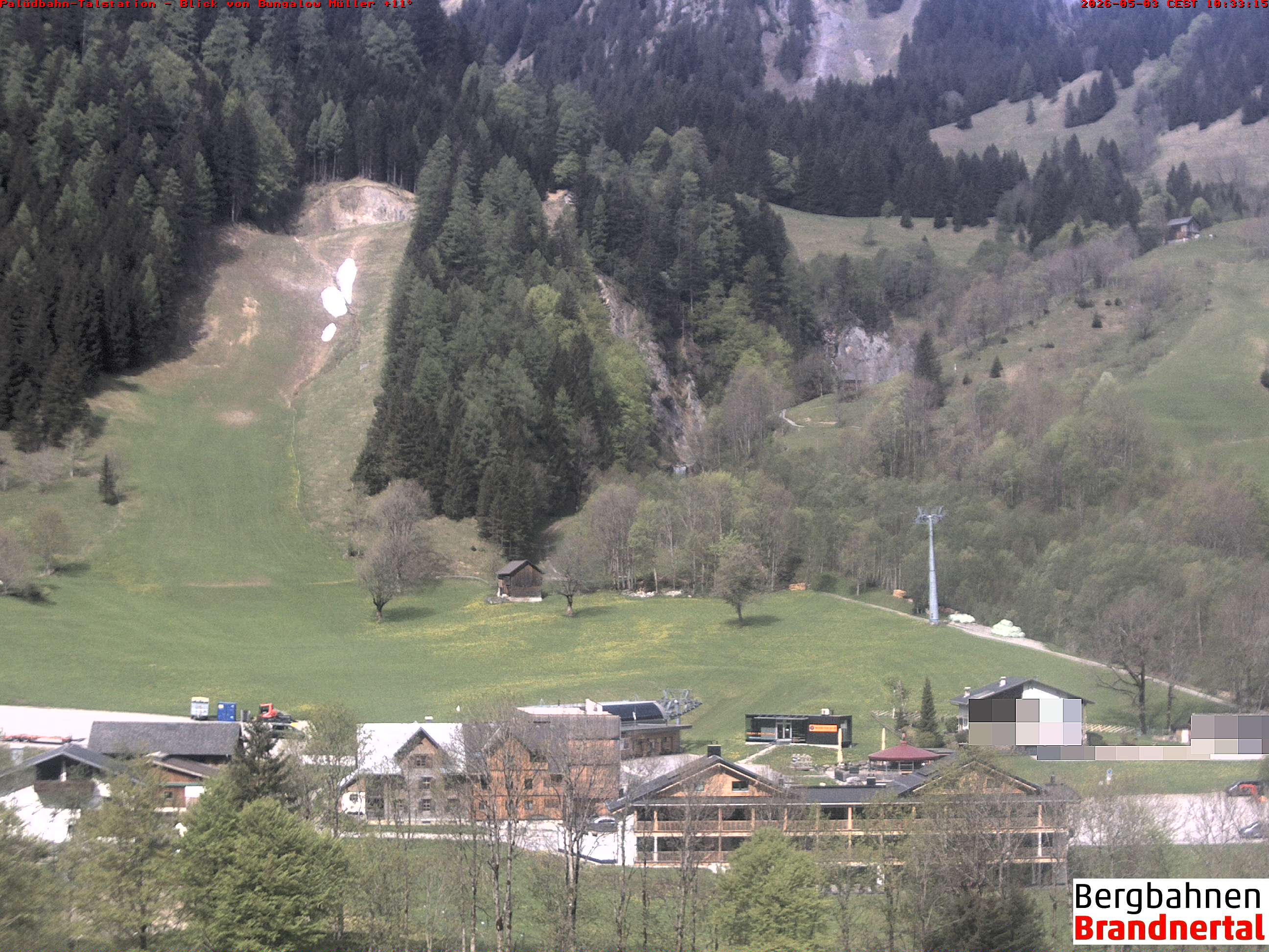 Blick auf Palüdbahn von Bungalow Müller