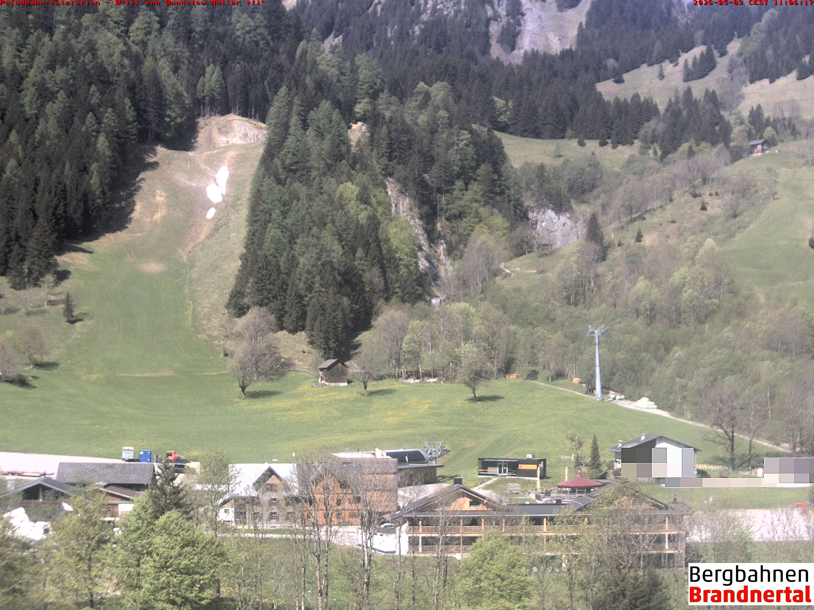 Blick auf Palüdbahn von Bungalow Müller