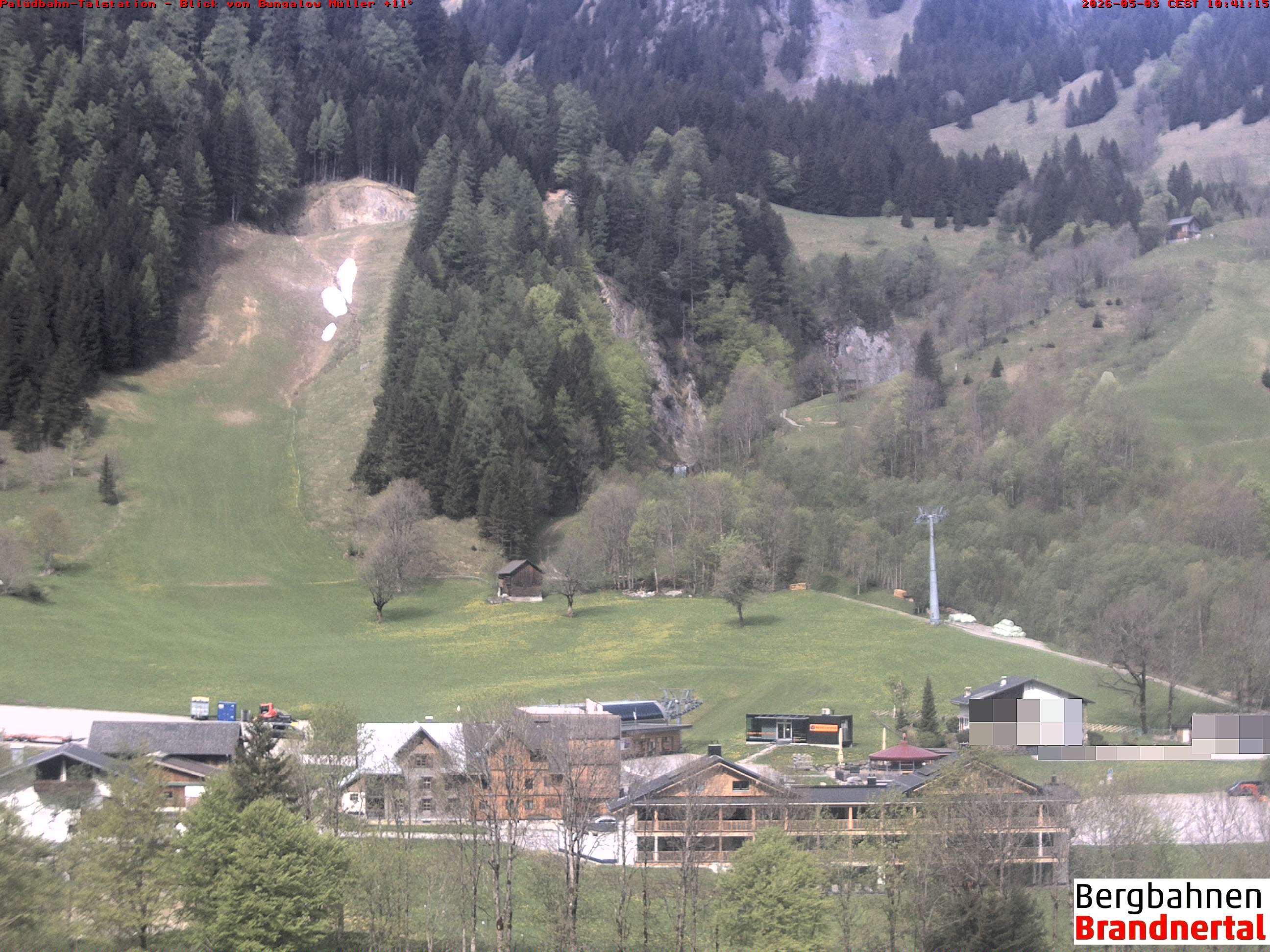 Blick auf Palüdbahn von Bungalow Müller