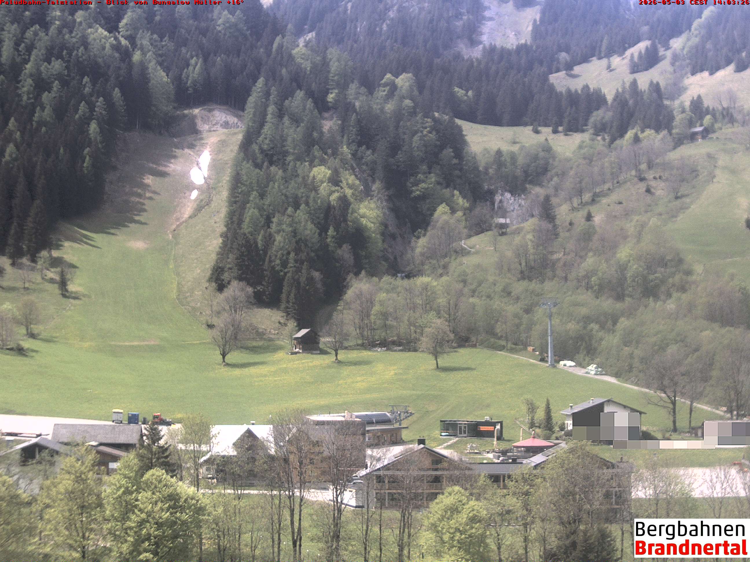 Blick auf Palüdbahn von Bungalow Müller