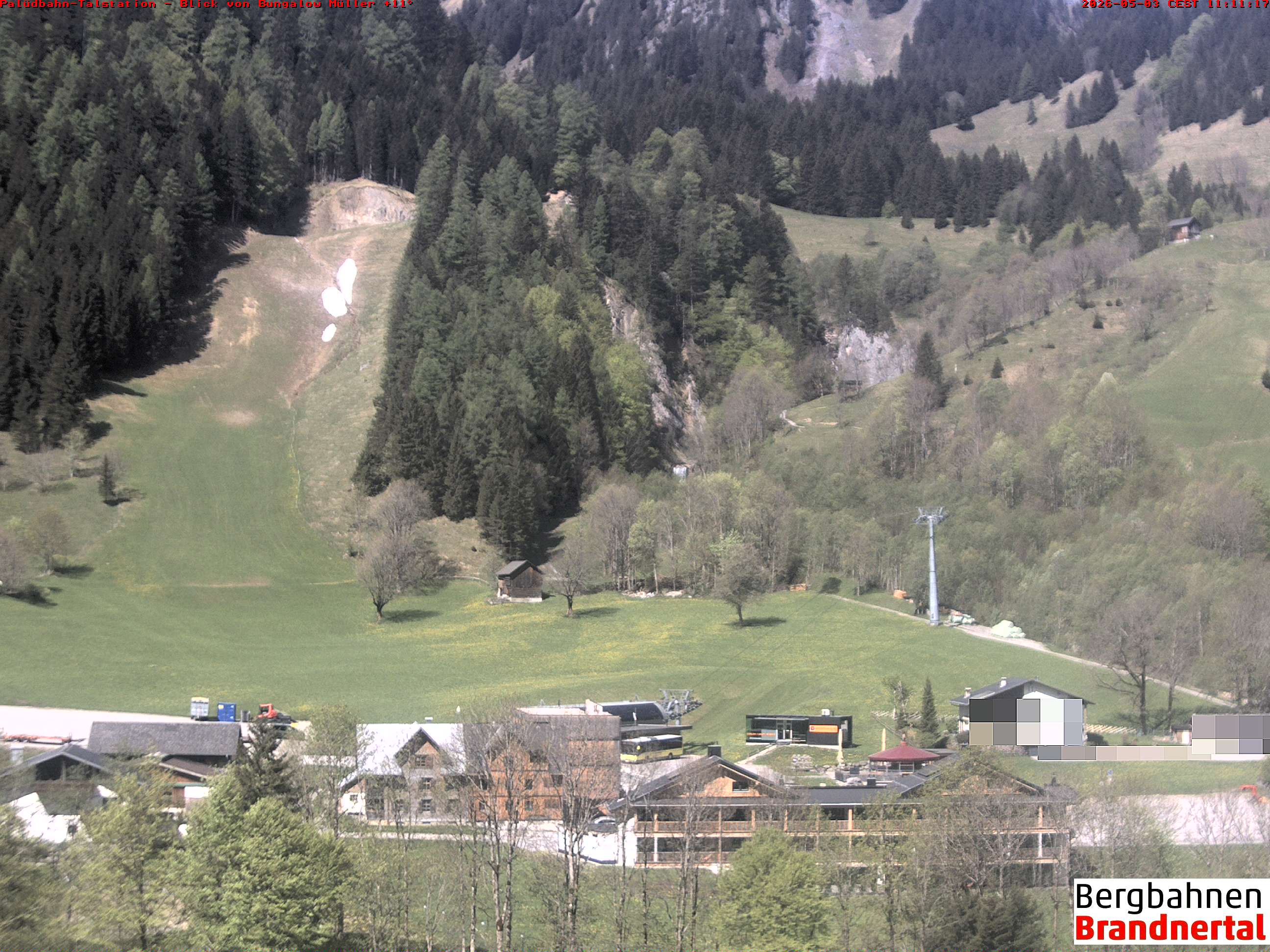 Blick auf Palüdbahn von Bungalow Müller