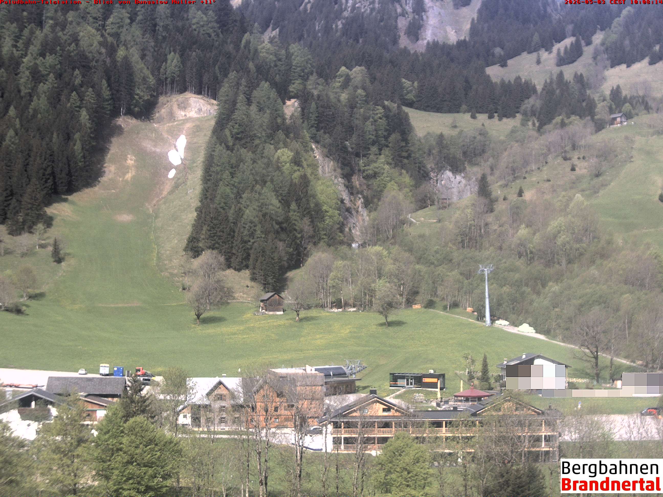 Blick auf Palüdbahn von Bungalow Müller