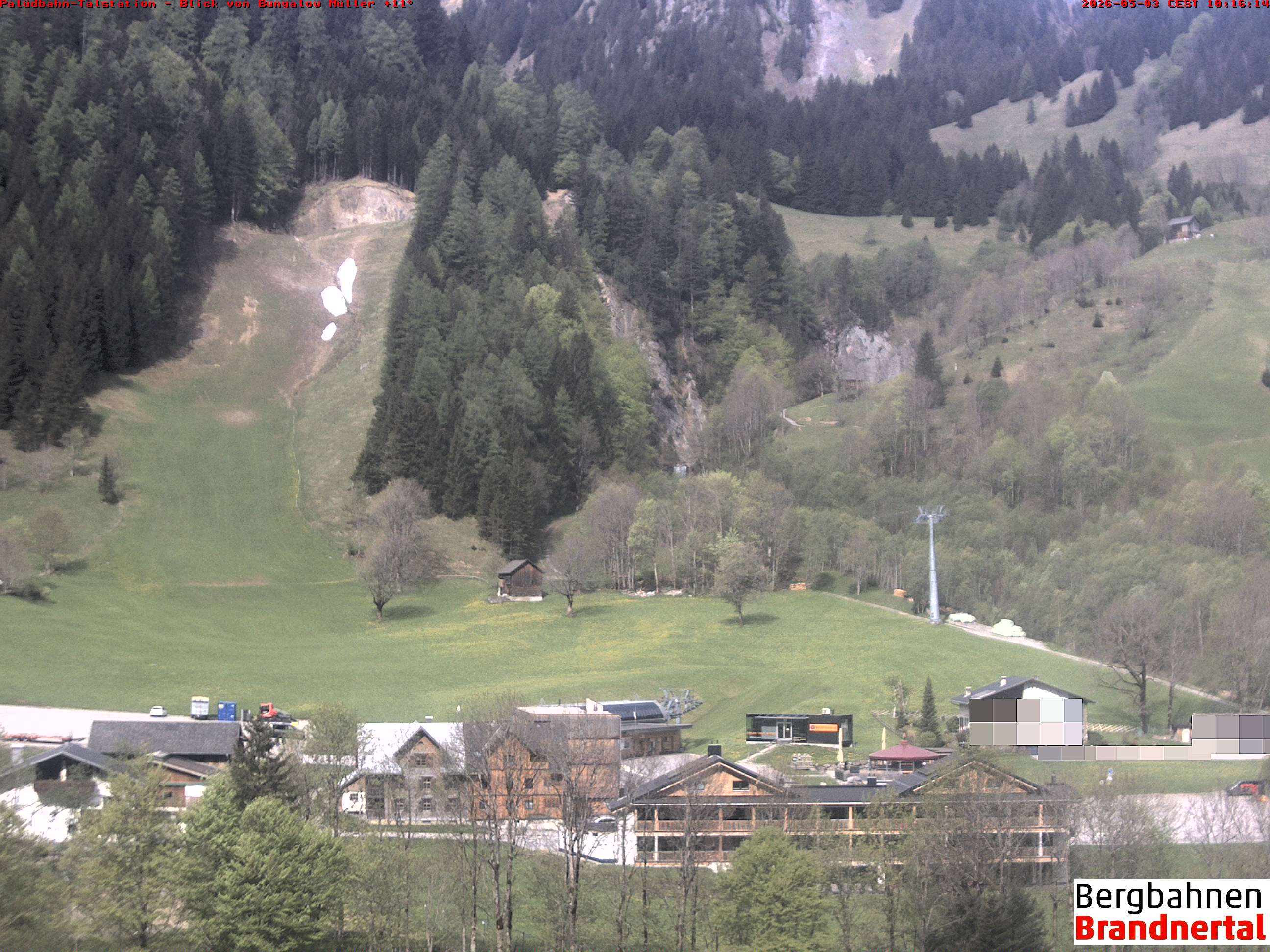 Blick auf Palüdbahn von Bungalow Müller
