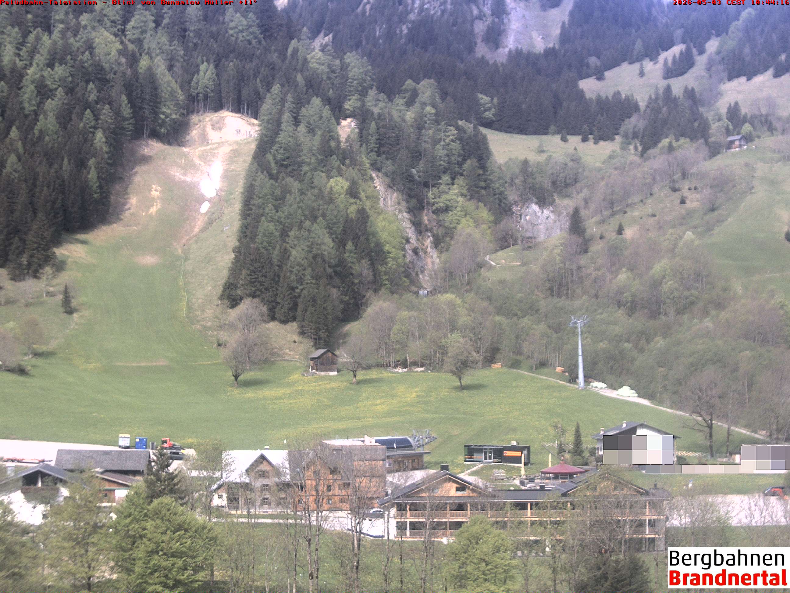 Blick auf Palüdbahn von Bungalow Müller