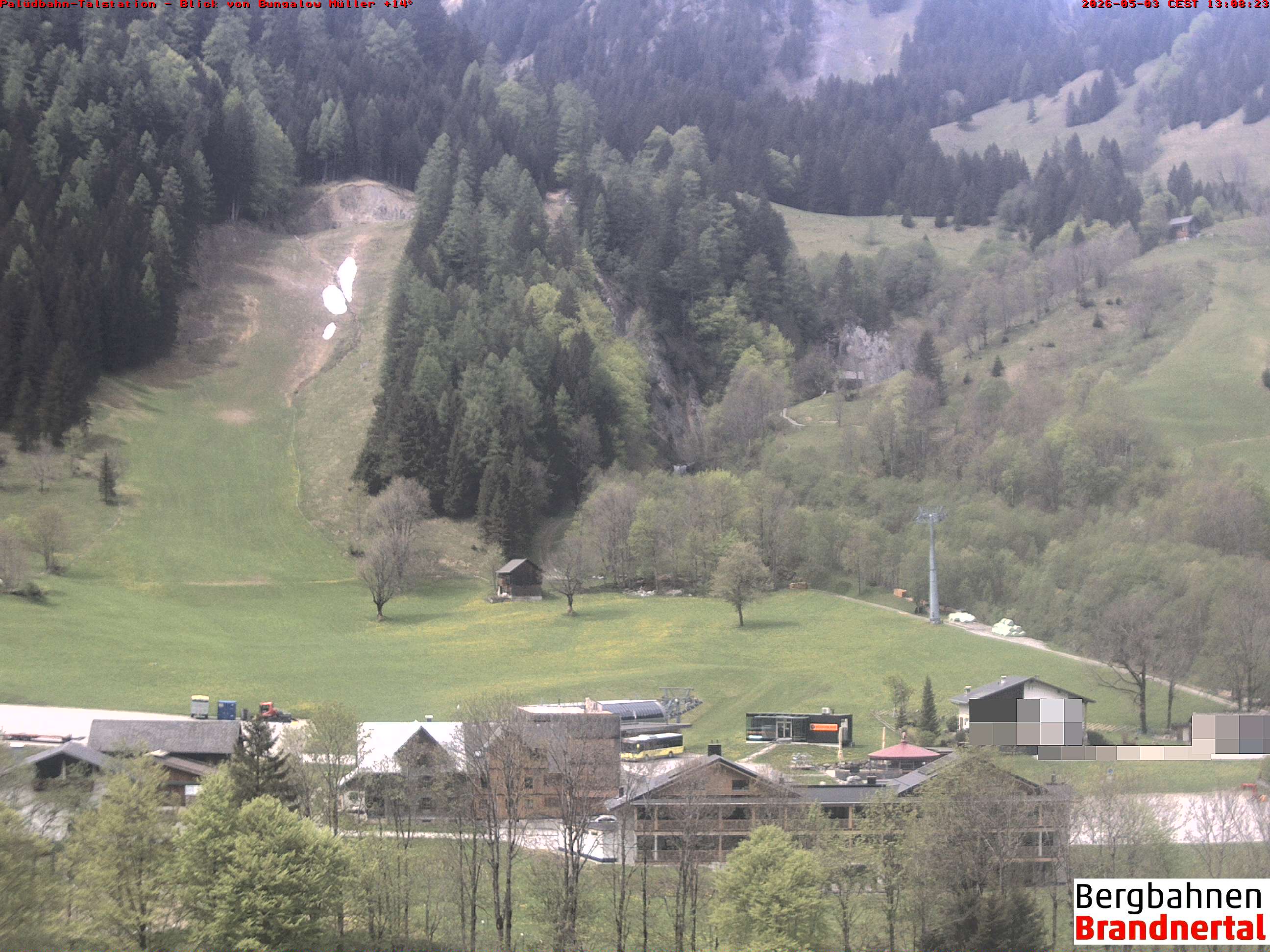 Blick auf Palüdbahn von Bungalow Müller