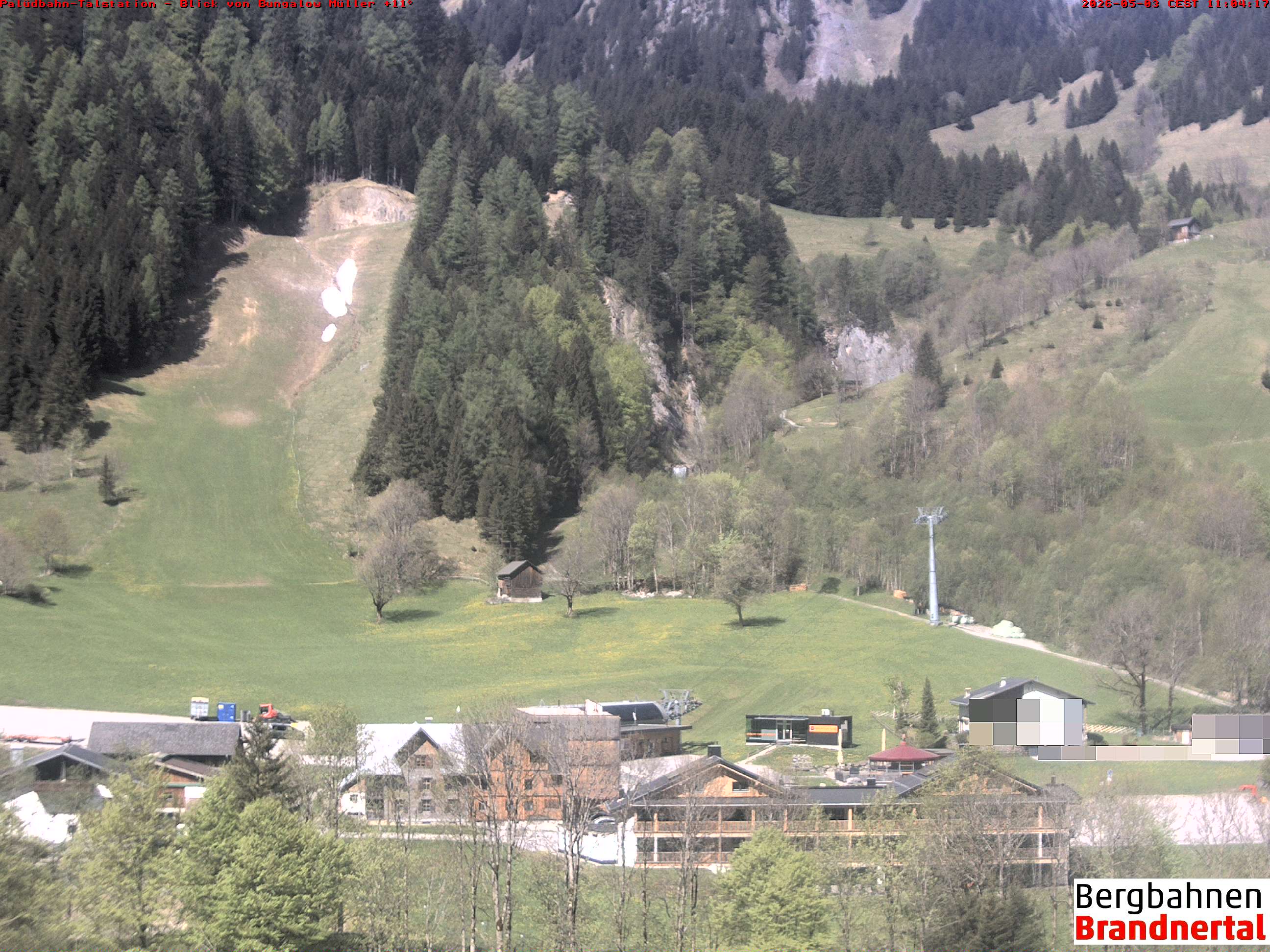 Blick auf Palüdbahn von Bungalow Müller
