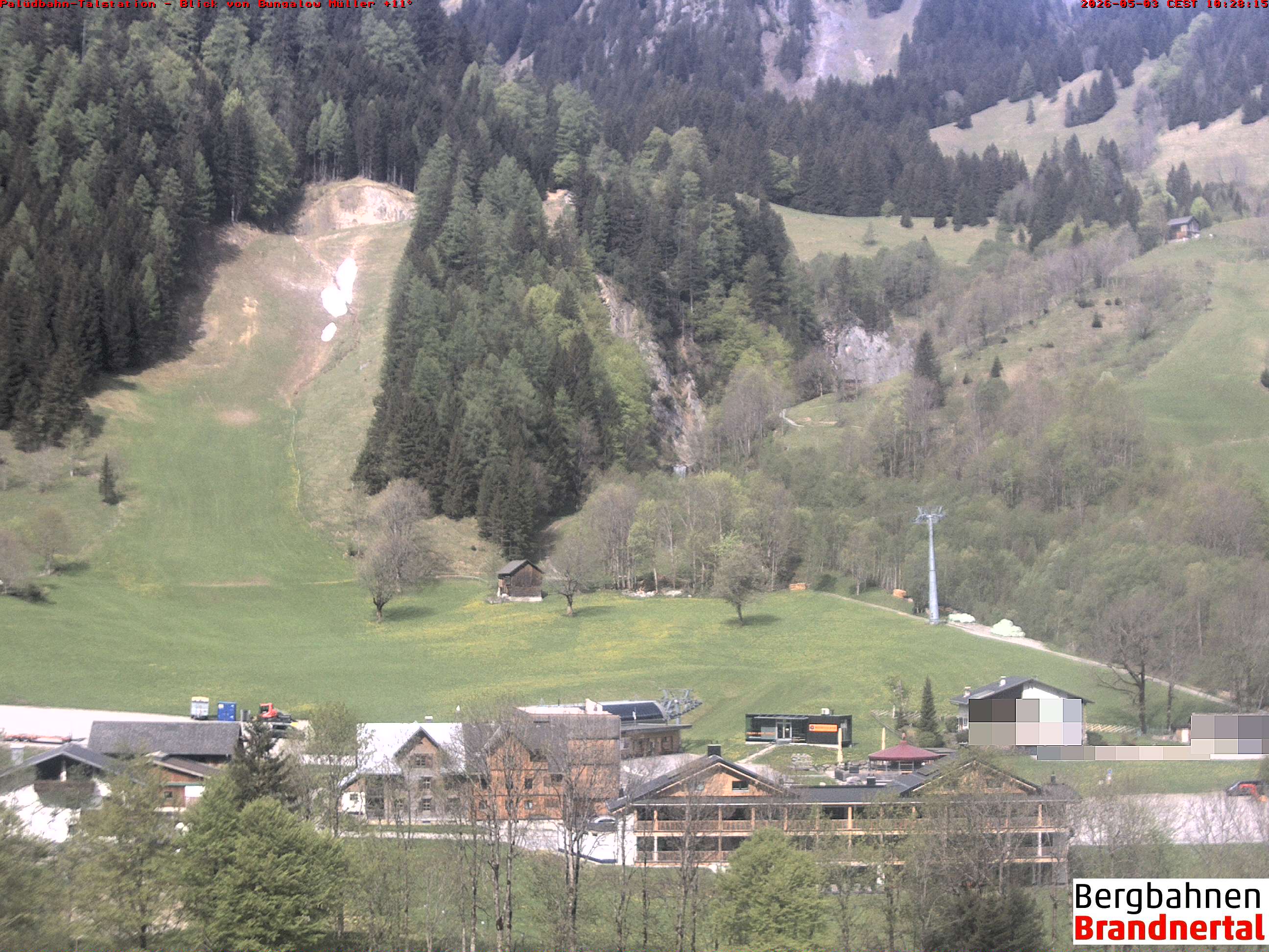 Blick auf Palüdbahn von Bungalow Müller
