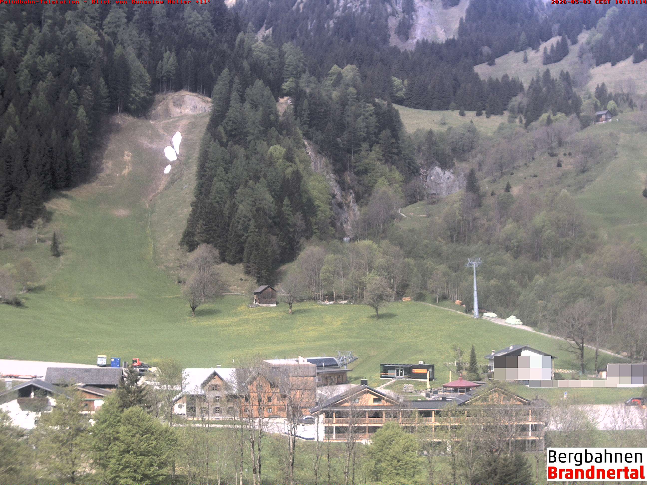 Blick auf Palüdbahn von Bungalow Müller