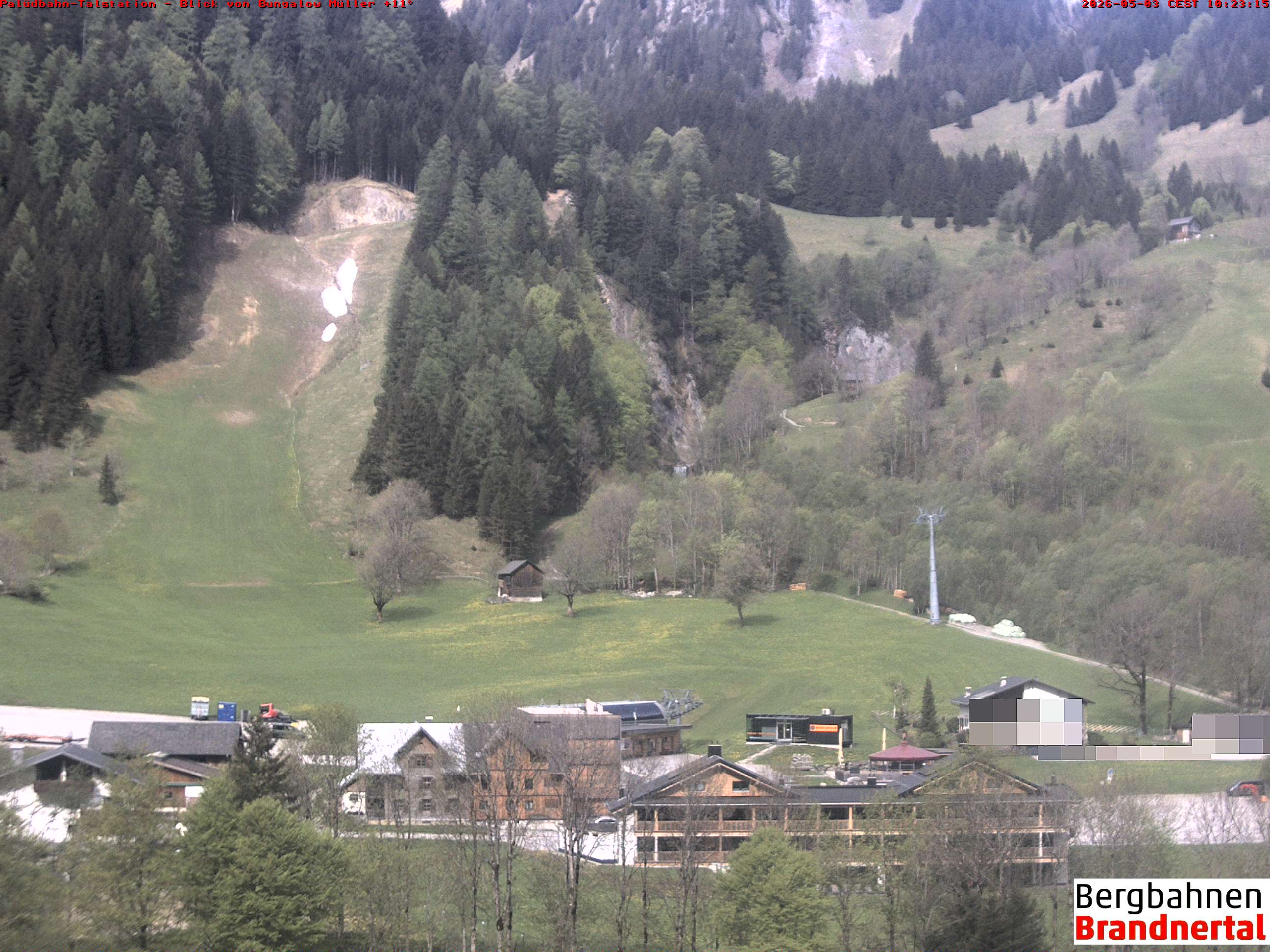 Blick auf Palüdbahn von Bungalow Müller