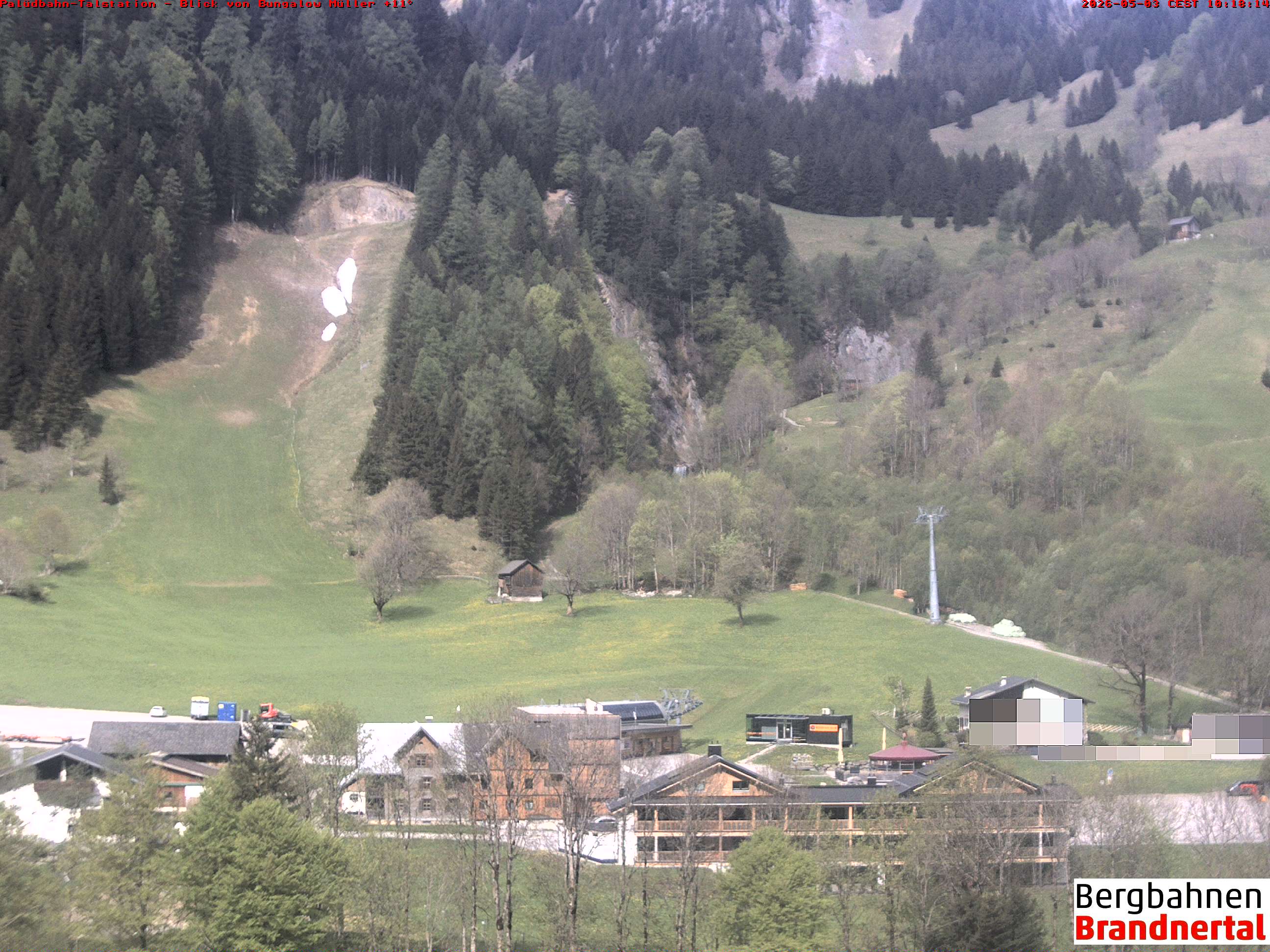 Blick auf Palüdbahn von Bungalow Müller