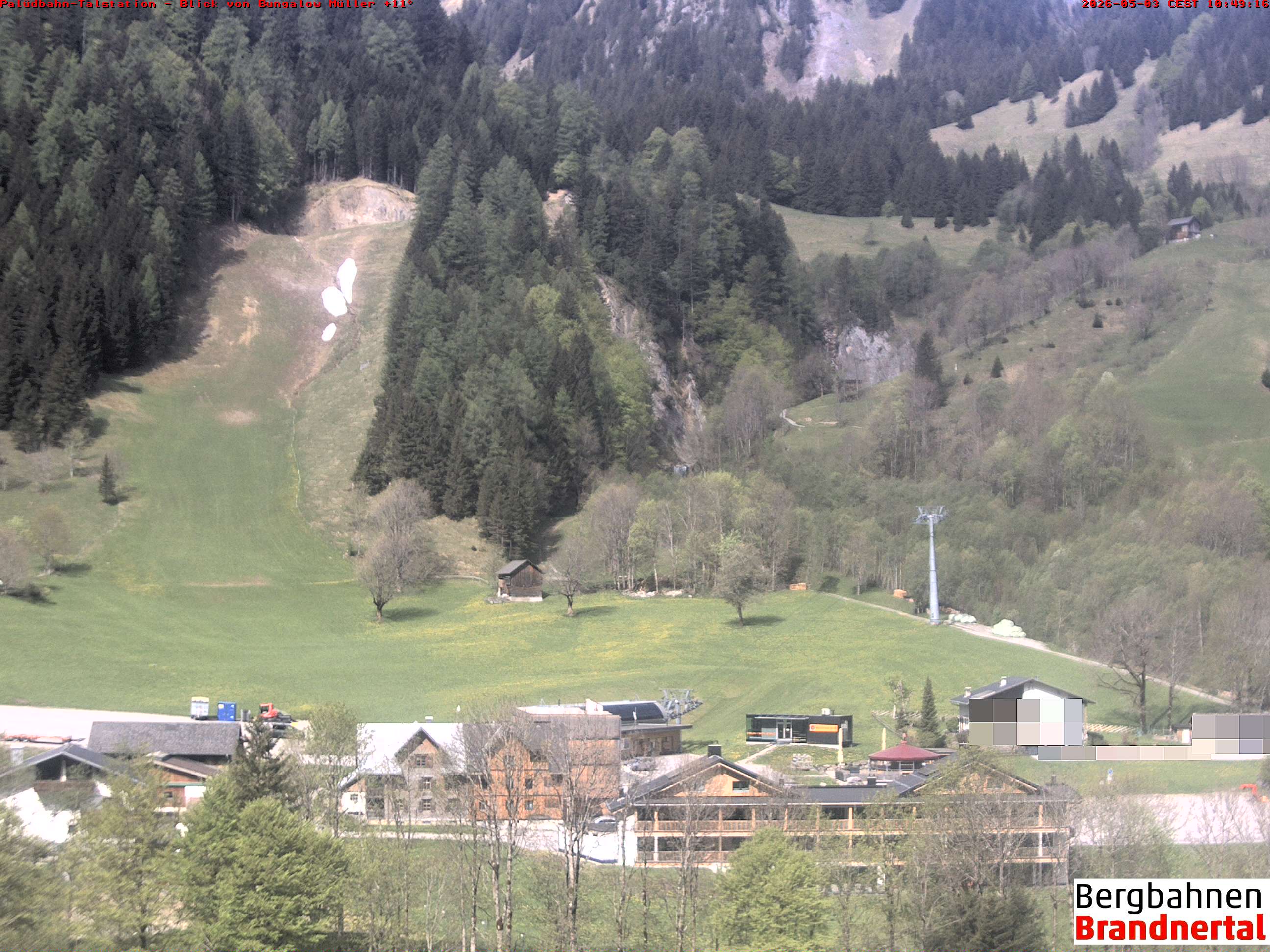 Blick auf Palüdbahn von Bungalow Müller