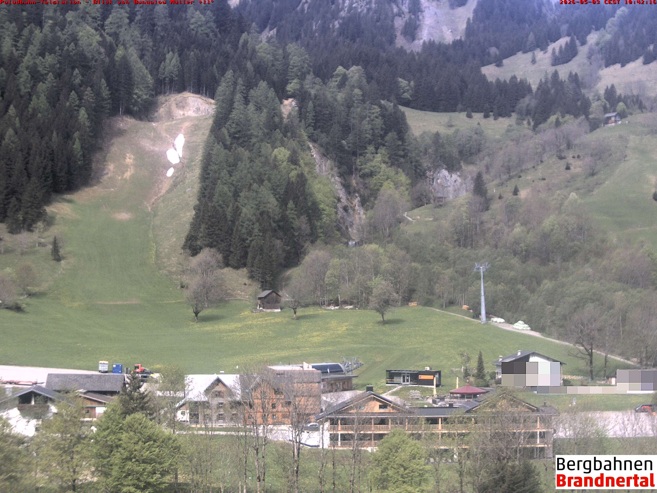 Blick auf Palüdbahn von Bungalow Müller