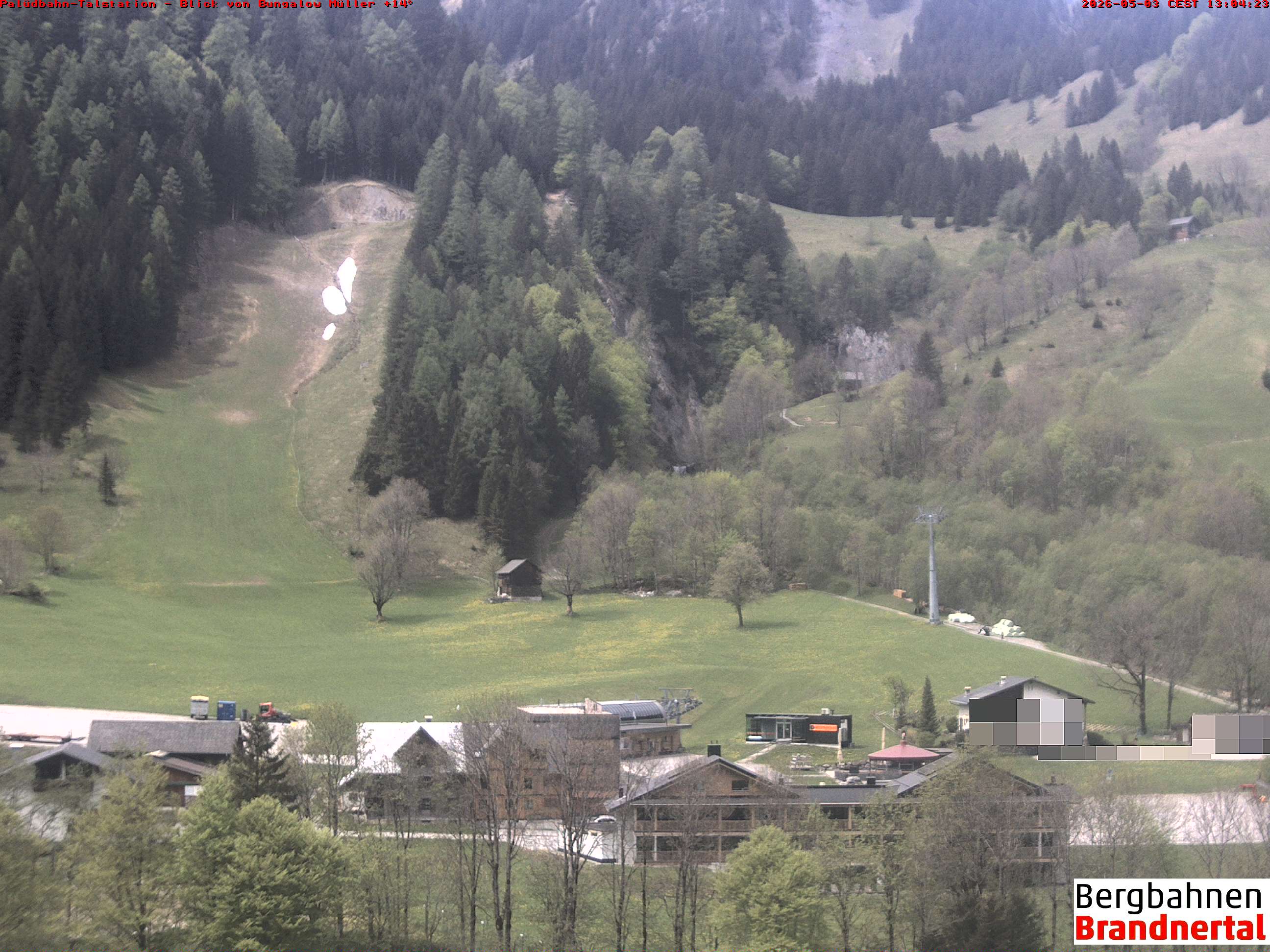 Blick auf Palüdbahn von Bungalow Müller