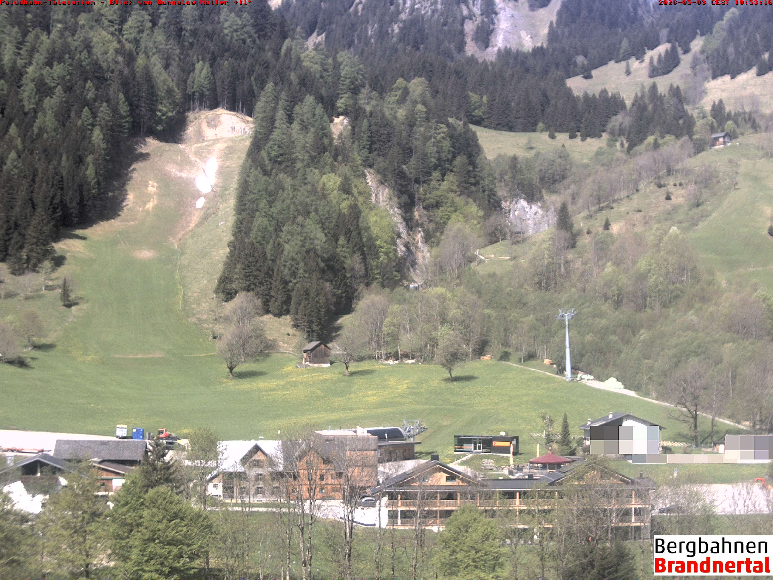 Blick auf Palüdbahn von Bungalow Müller