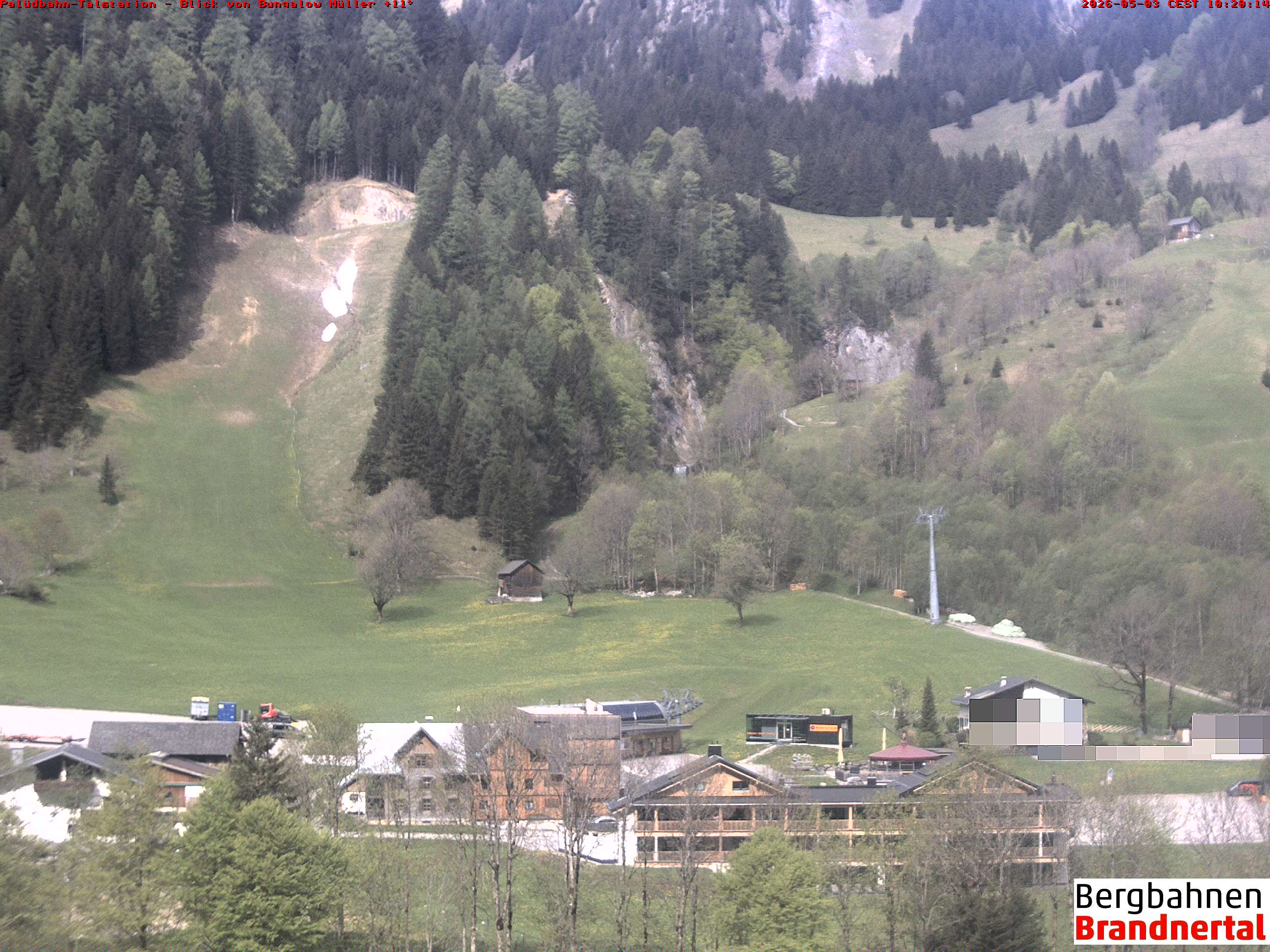 Blick auf Palüdbahn von Bungalow Müller