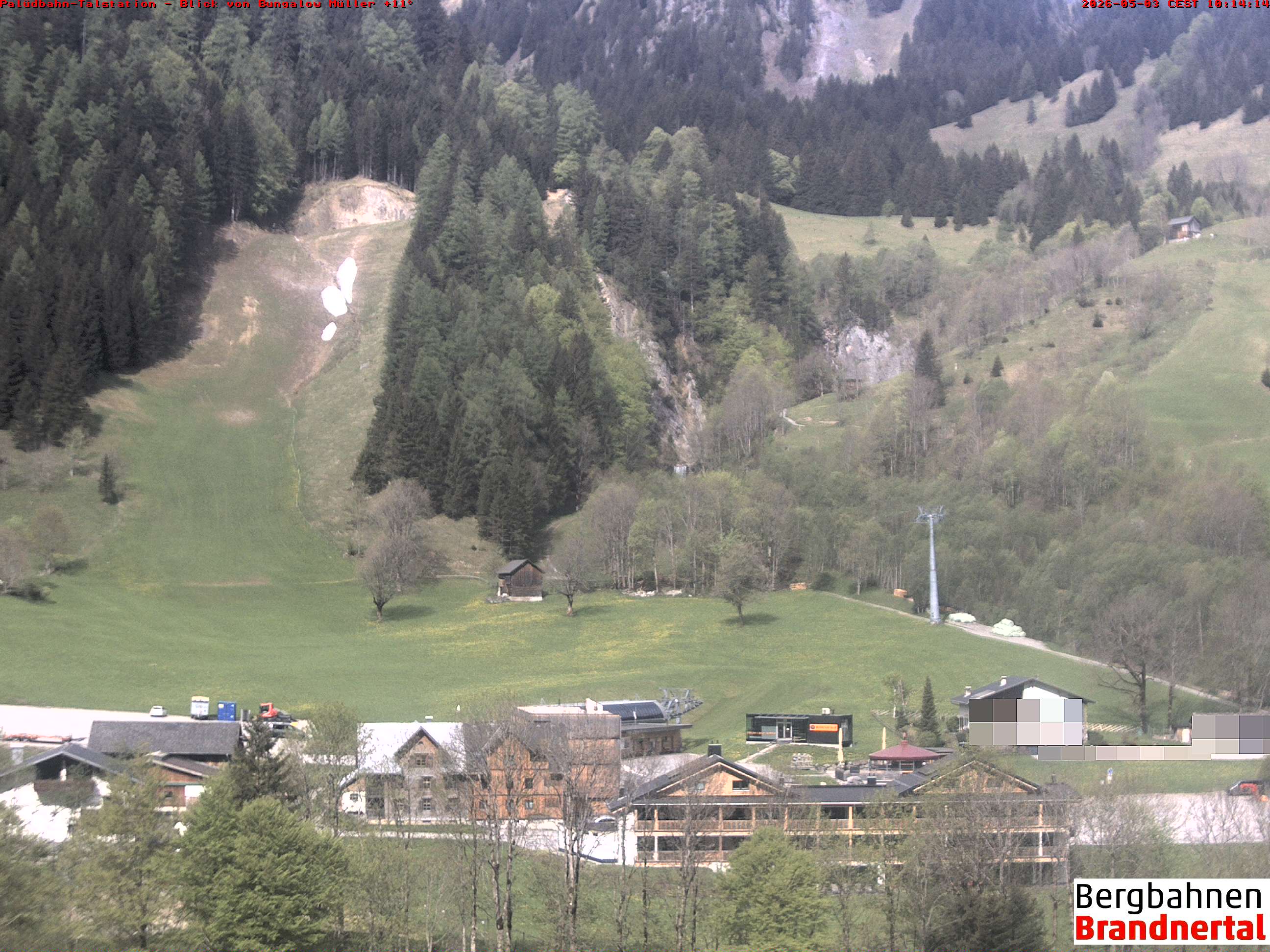 Blick auf Palüdbahn von Bungalow Müller