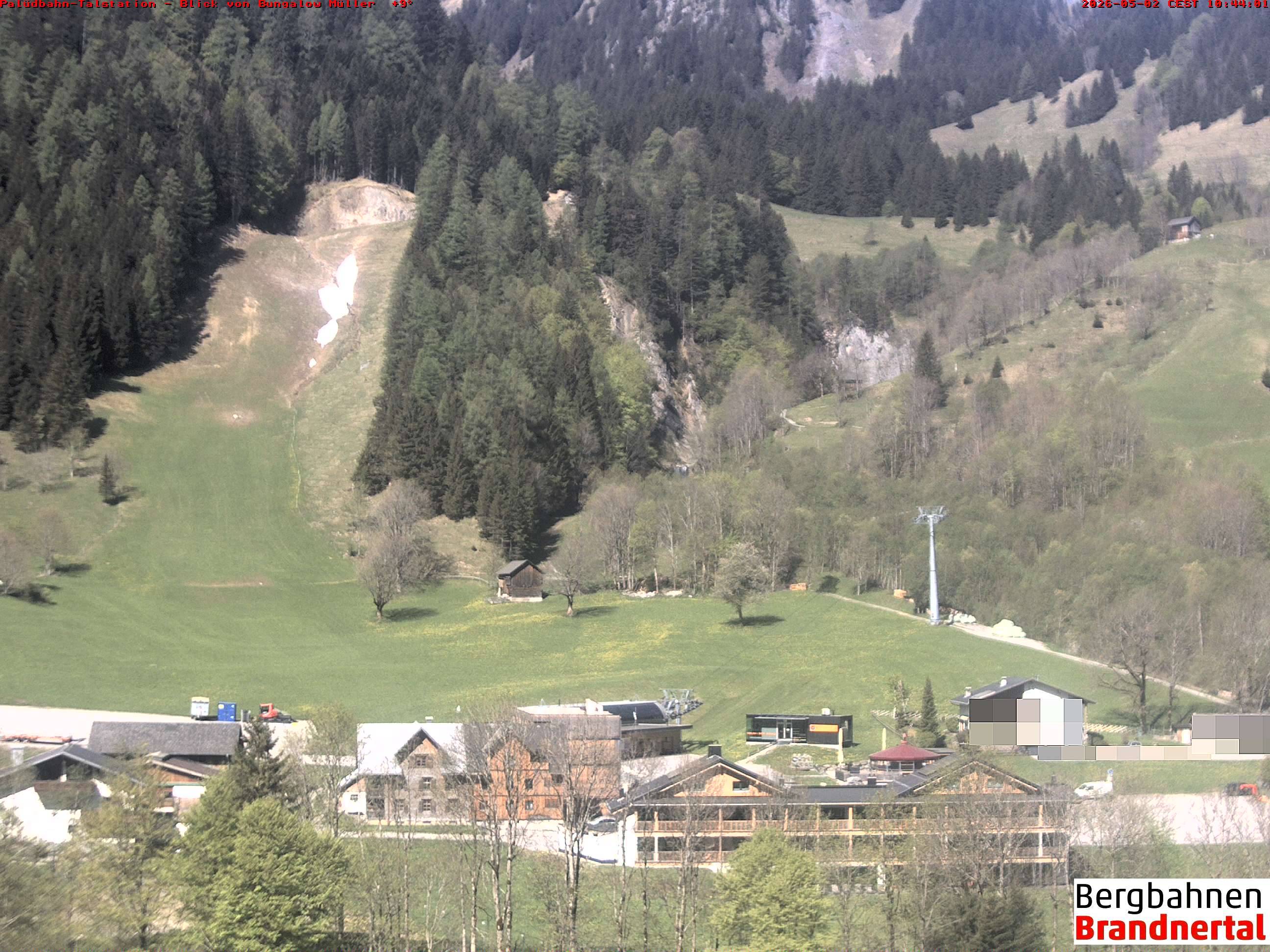 Blick auf Palüdbahn von Bungalow Müller
