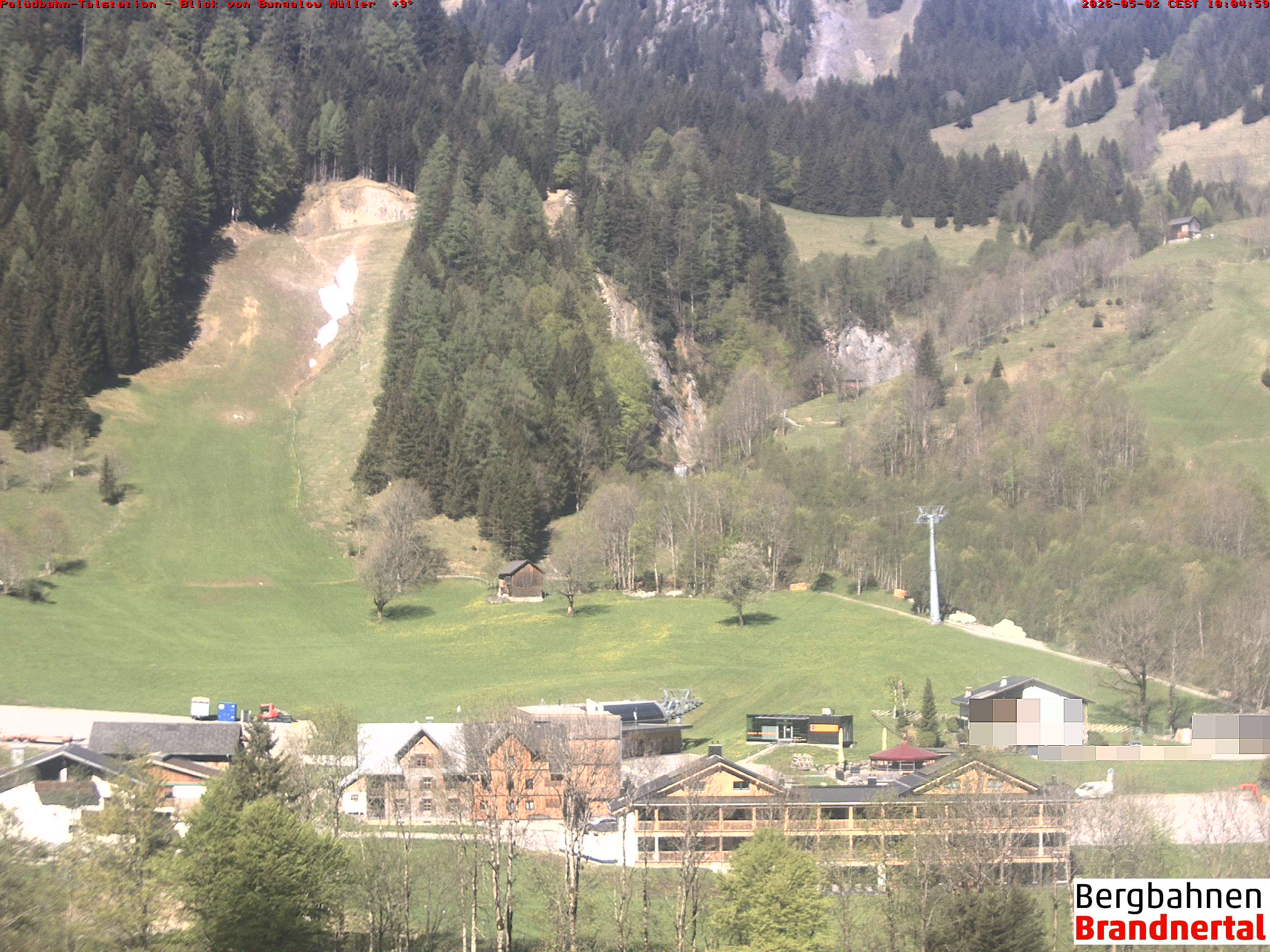 Blick auf Palüdbahn von Bungalow Müller