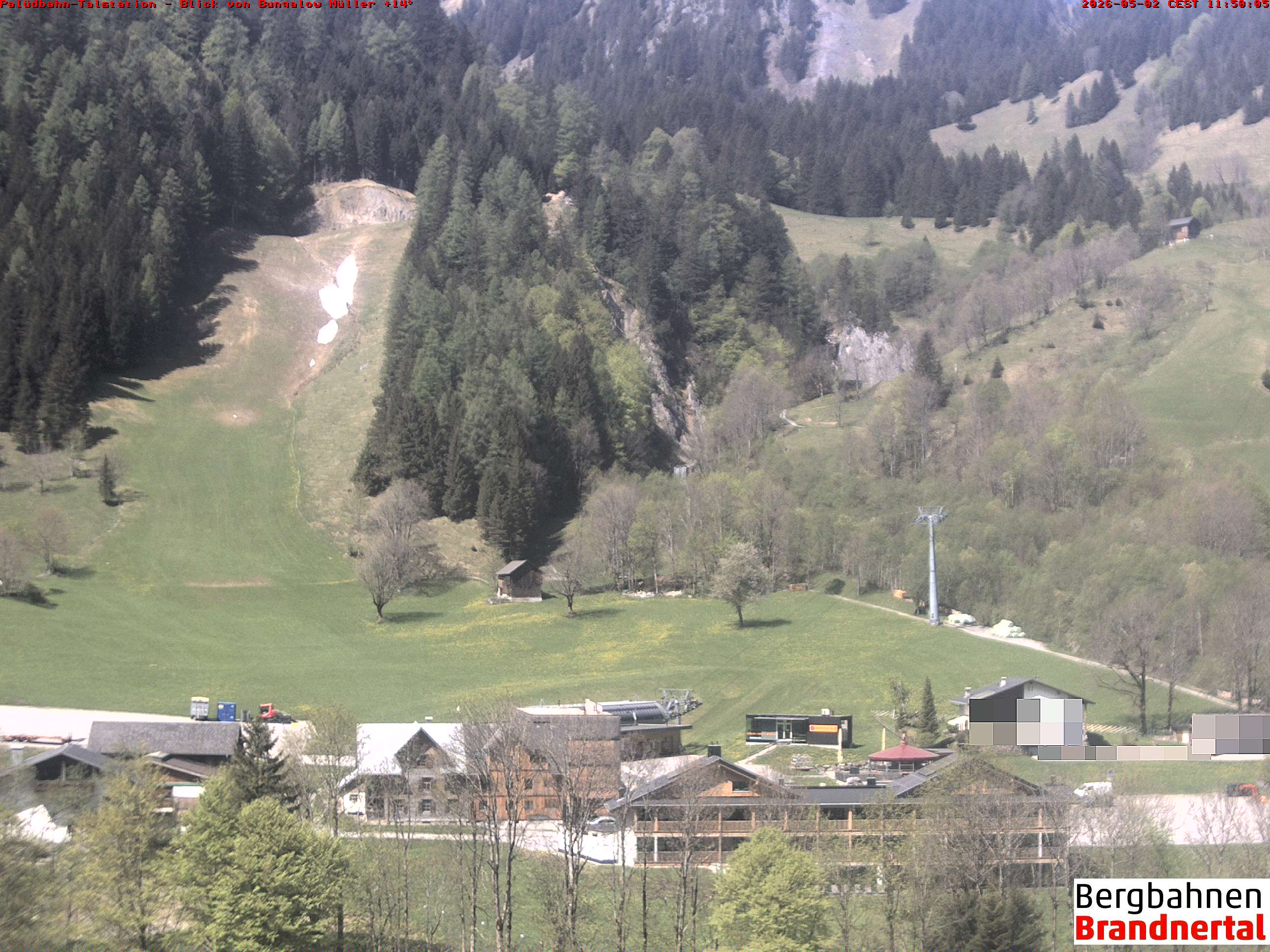 Blick auf Palüdbahn von Bungalow Müller