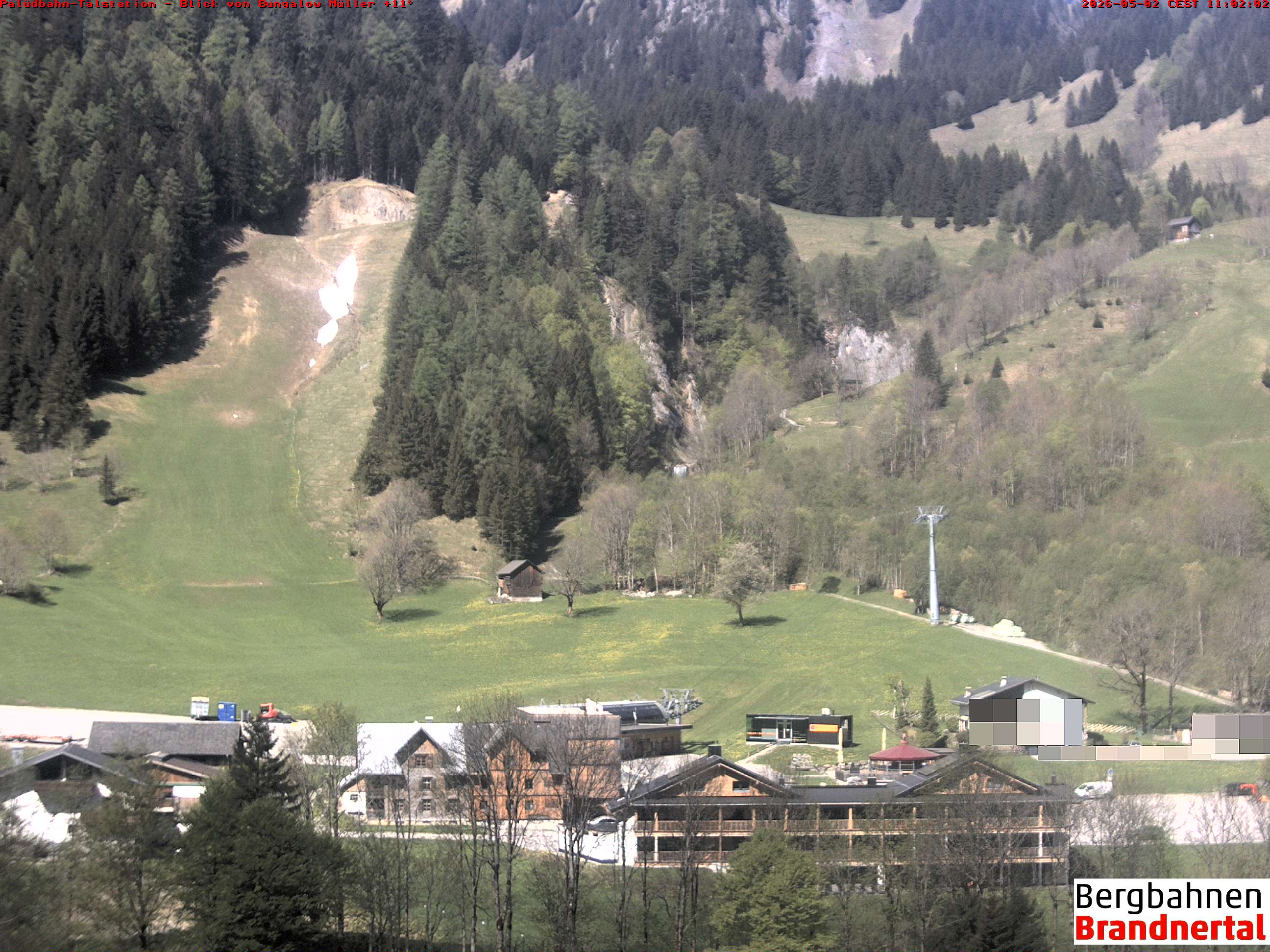 Blick auf Palüdbahn von Bungalow Müller