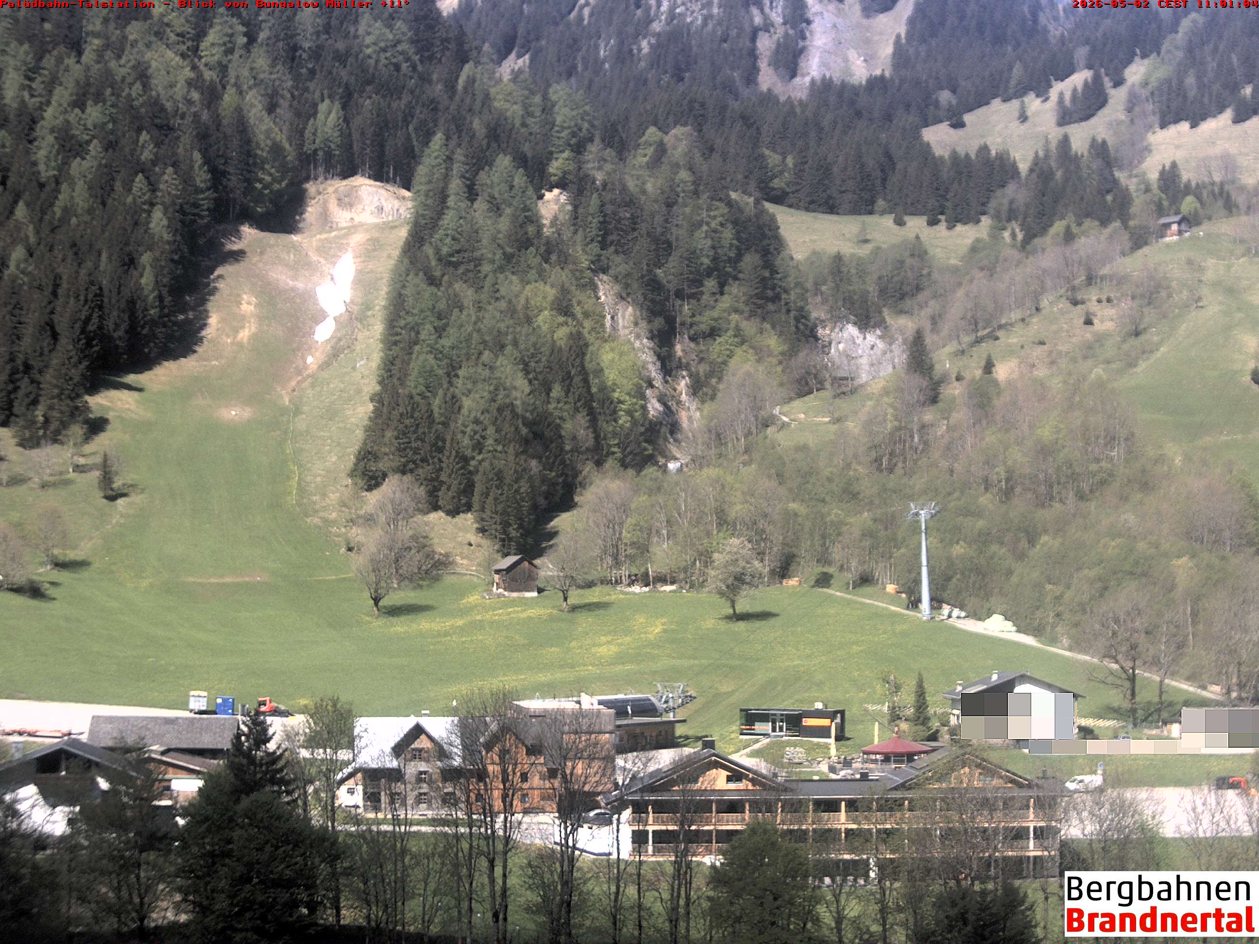 Blick auf Palüdbahn von Bungalow Müller
