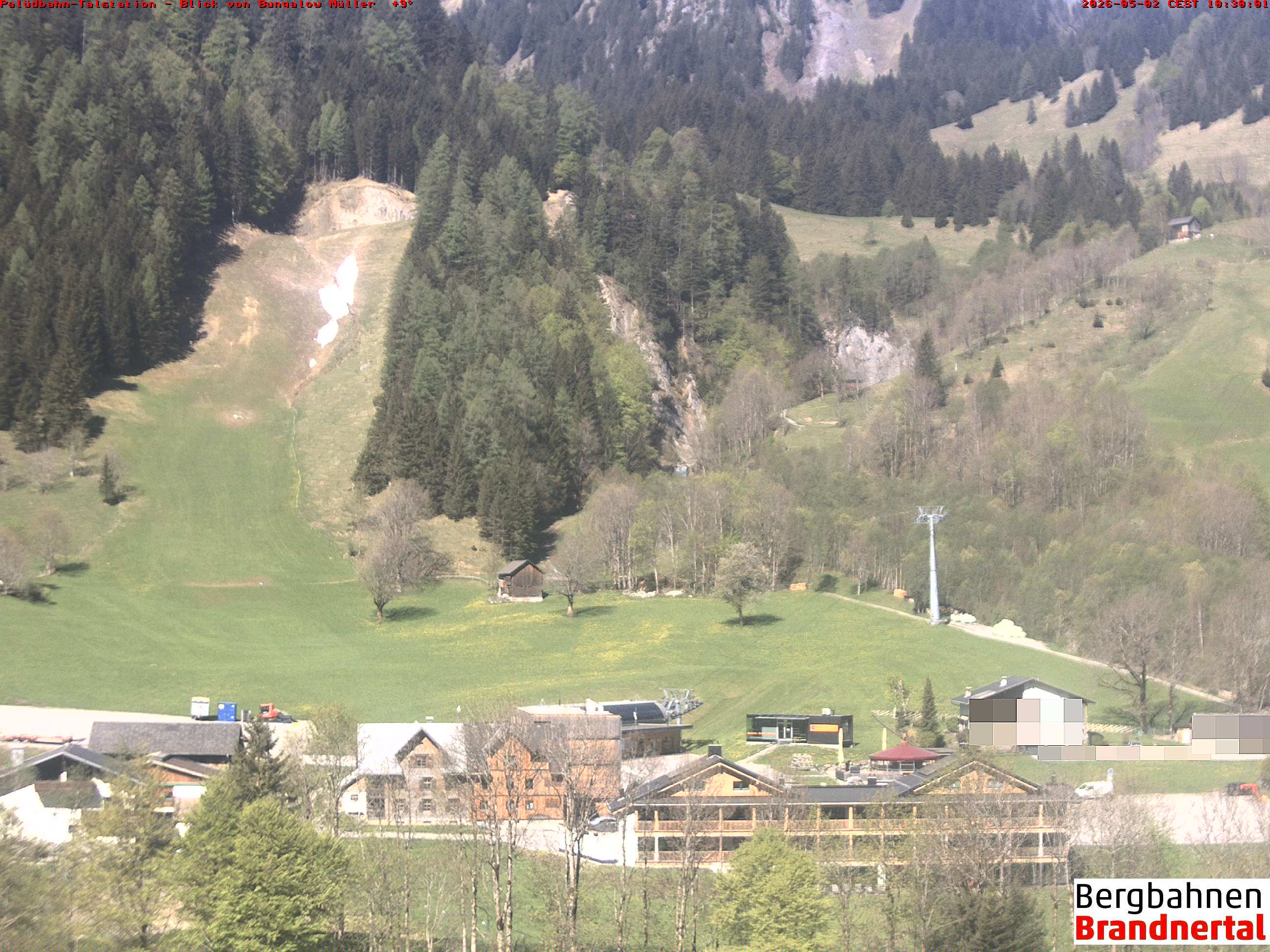 Blick auf Palüdbahn von Bungalow Müller