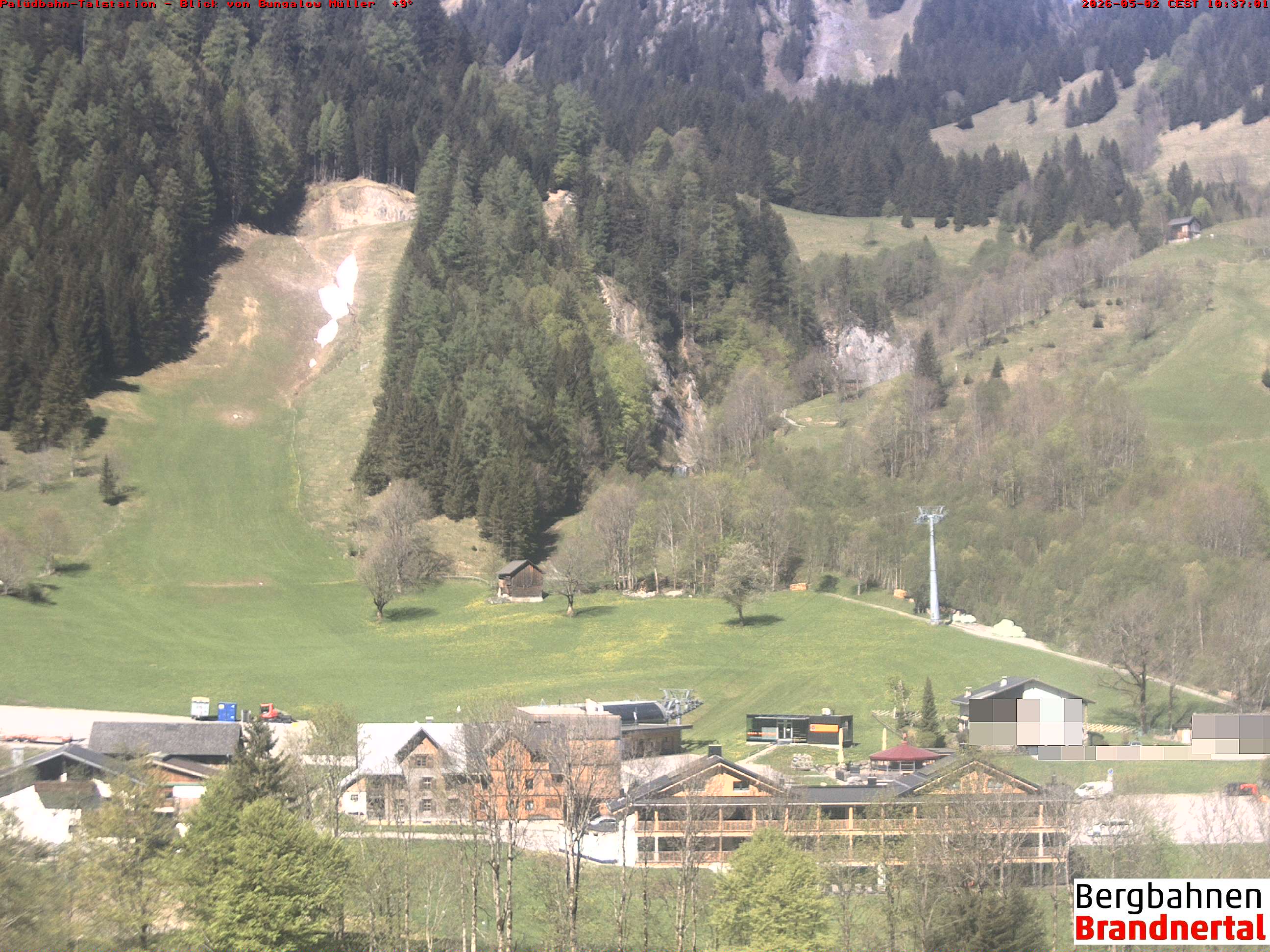 Blick auf Palüdbahn von Bungalow Müller