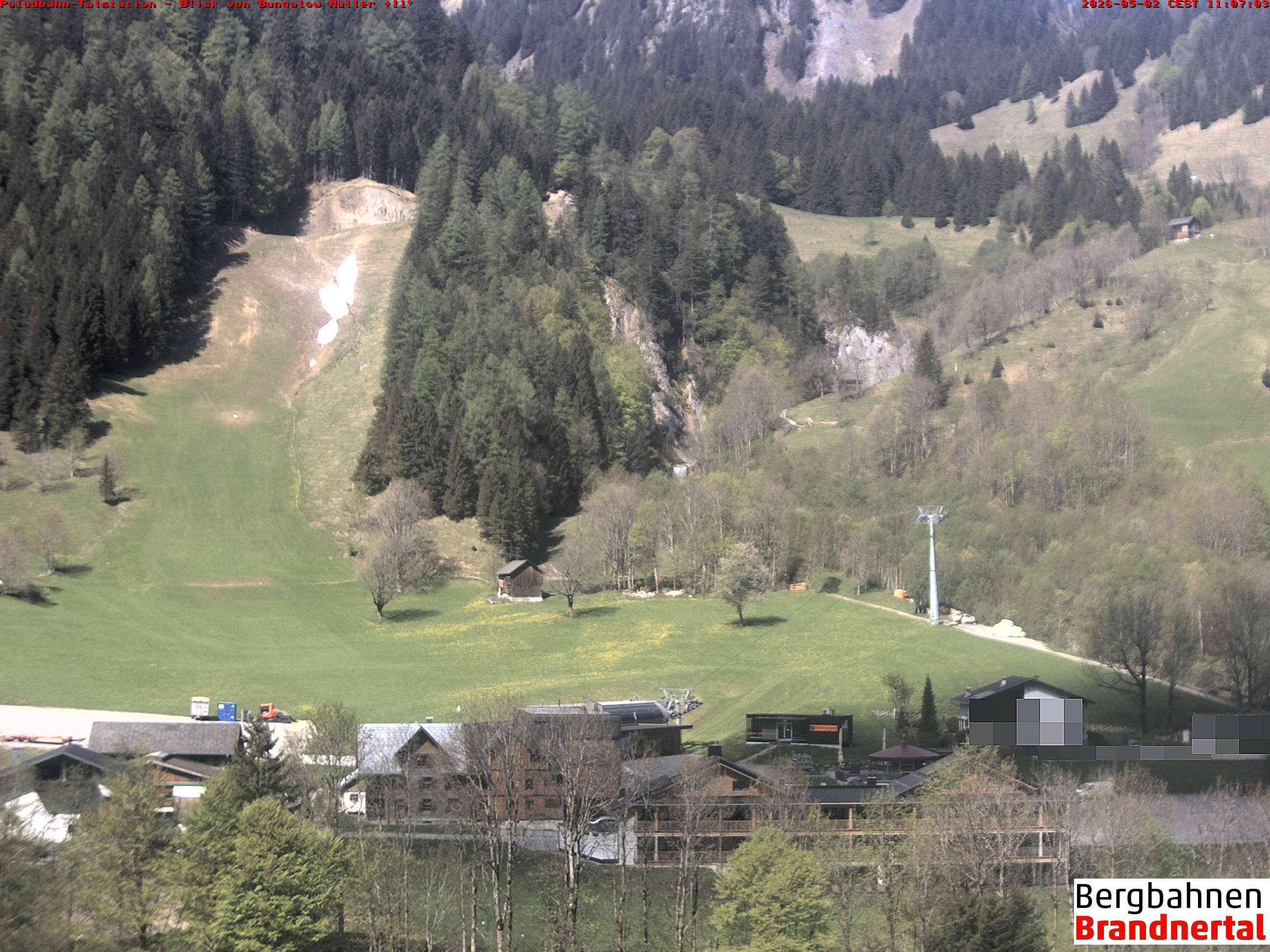 Blick auf Palüdbahn von Bungalow Müller