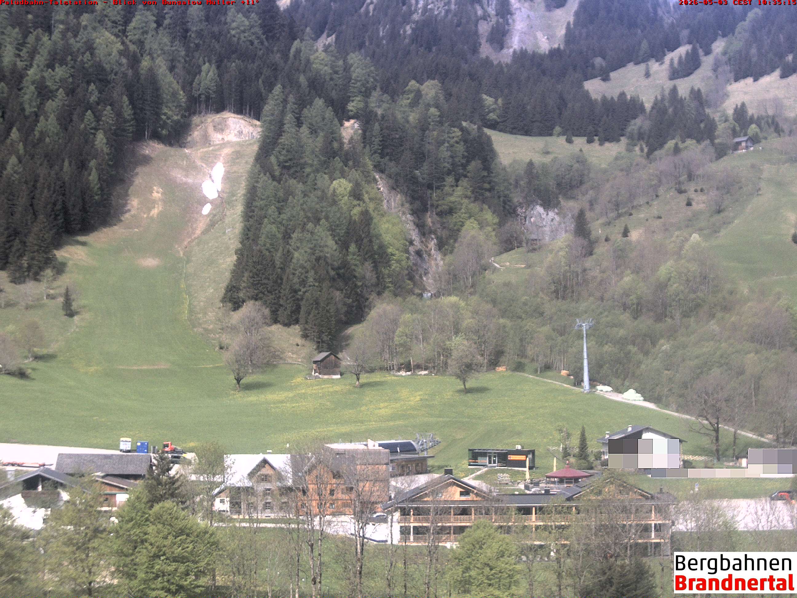 Blick auf Palüdbahn von Bungalow Müller