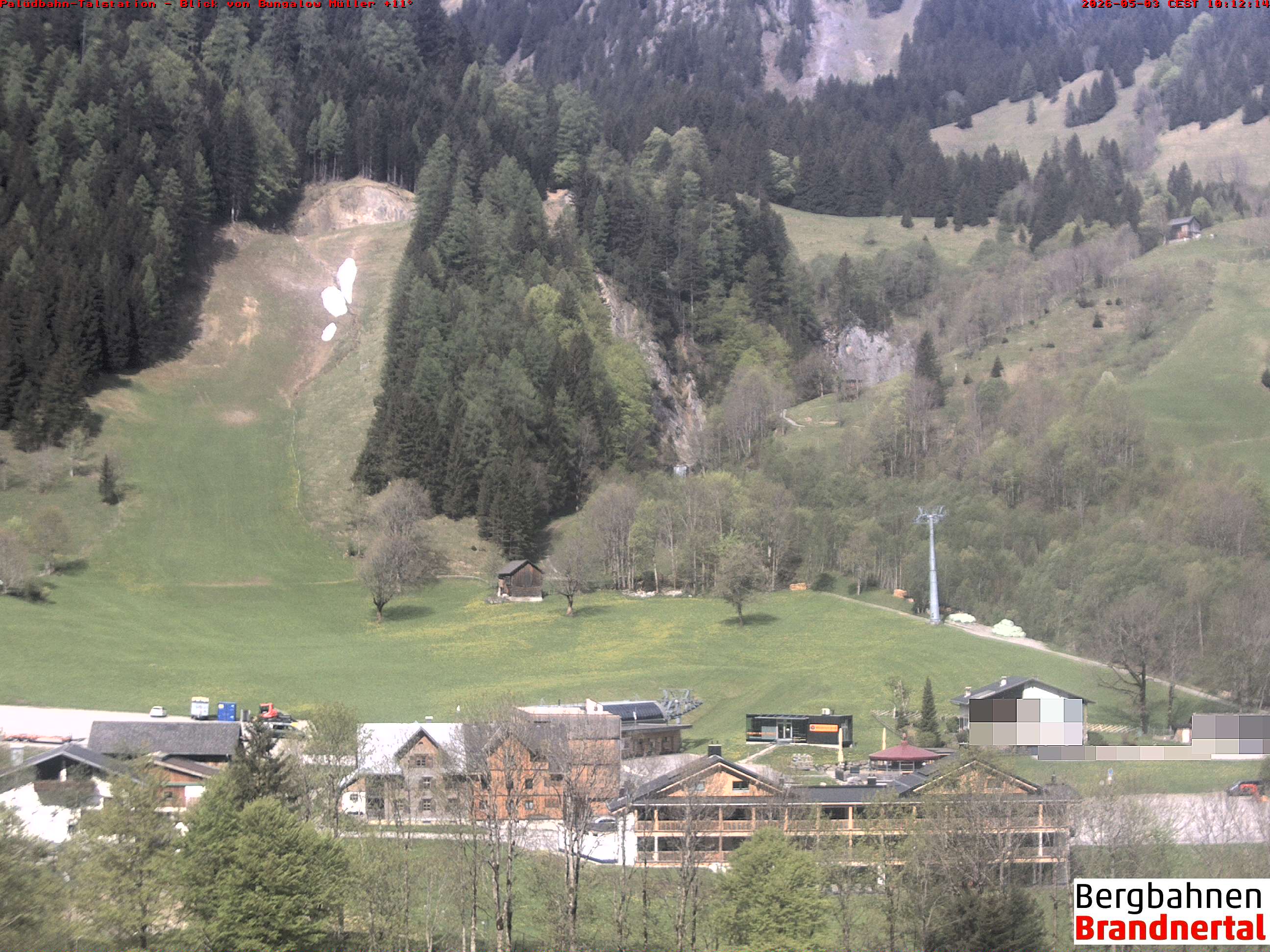 Blick auf Palüdbahn von Bungalow Müller