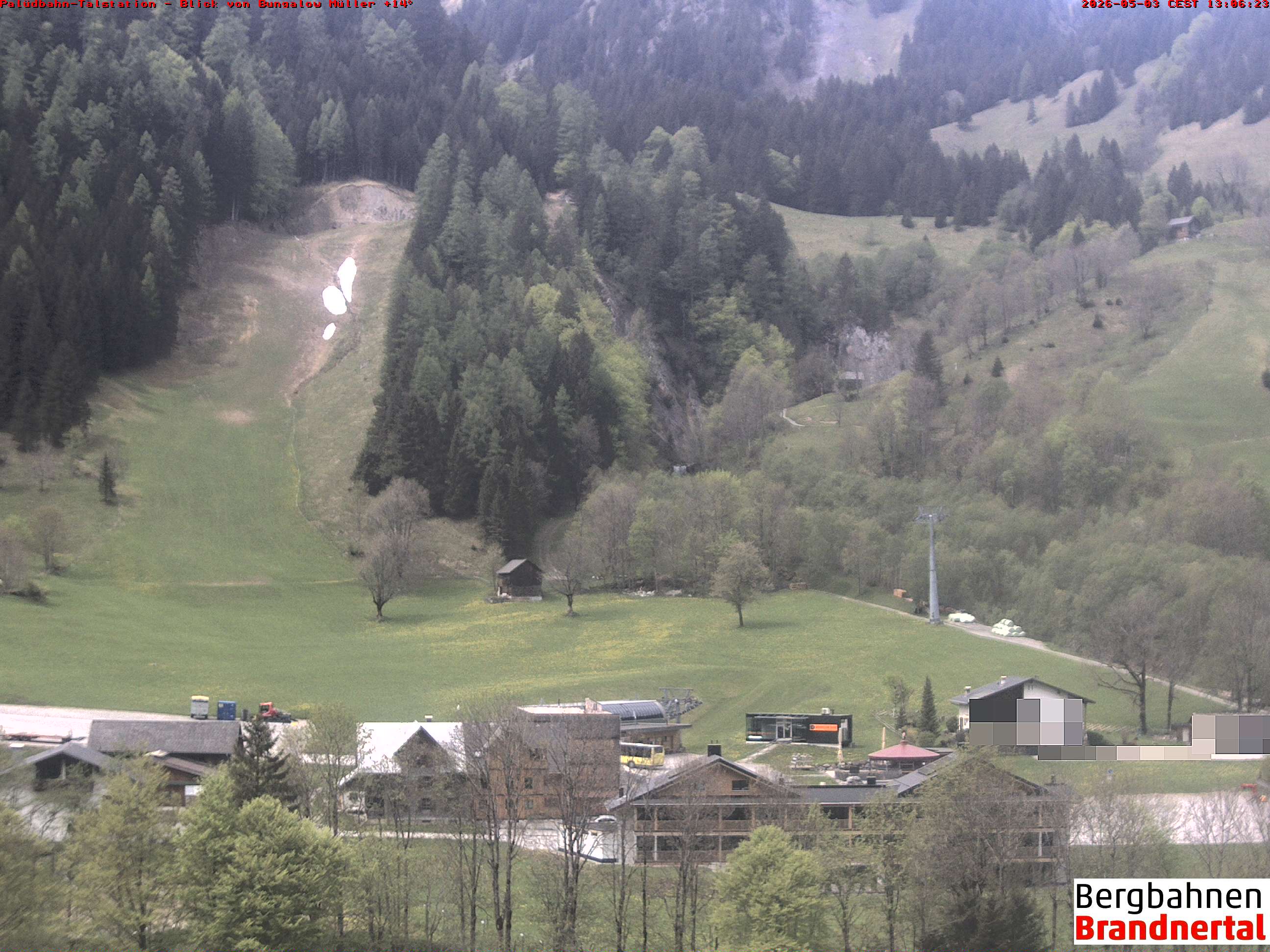Blick auf Palüdbahn von Bungalow Müller
