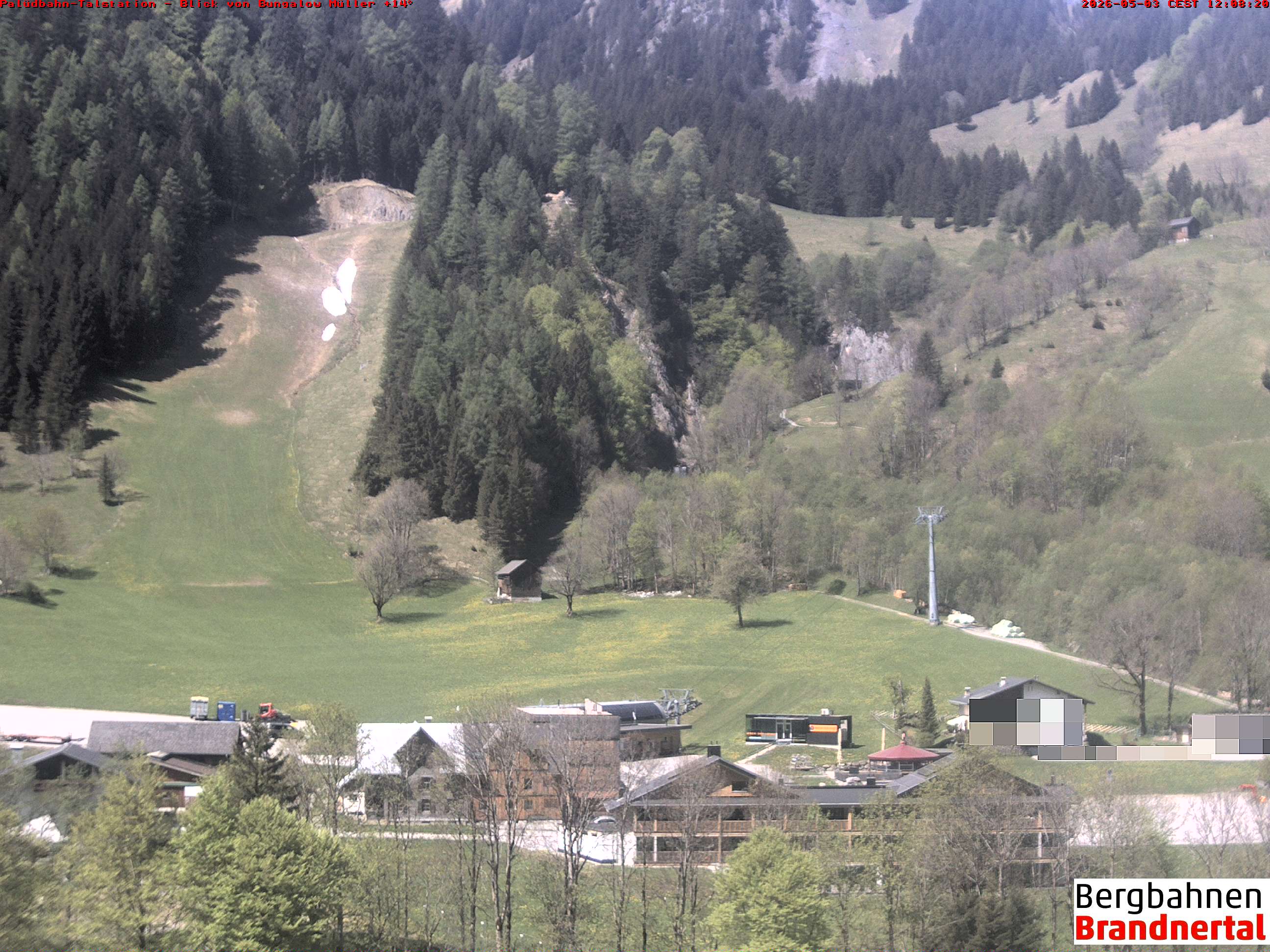 Blick auf Palüdbahn von Bungalow Müller