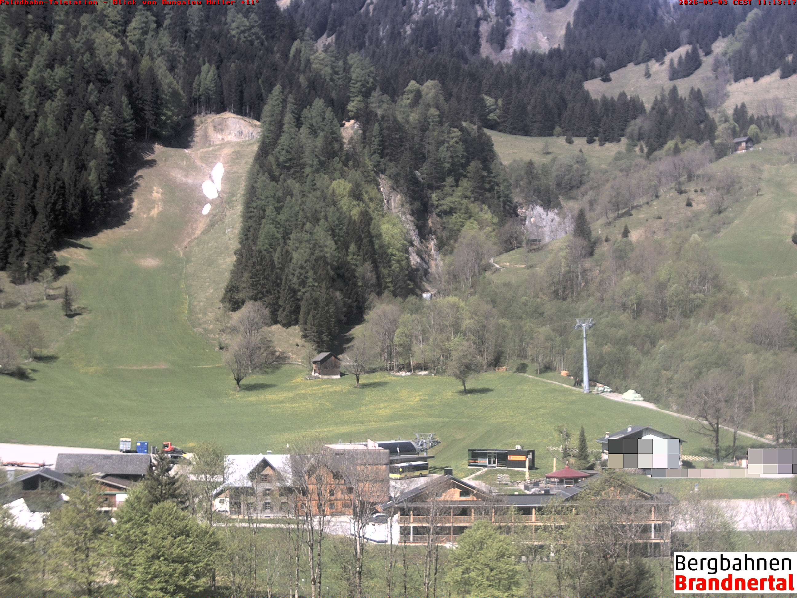 Blick auf Palüdbahn von Bungalow Müller