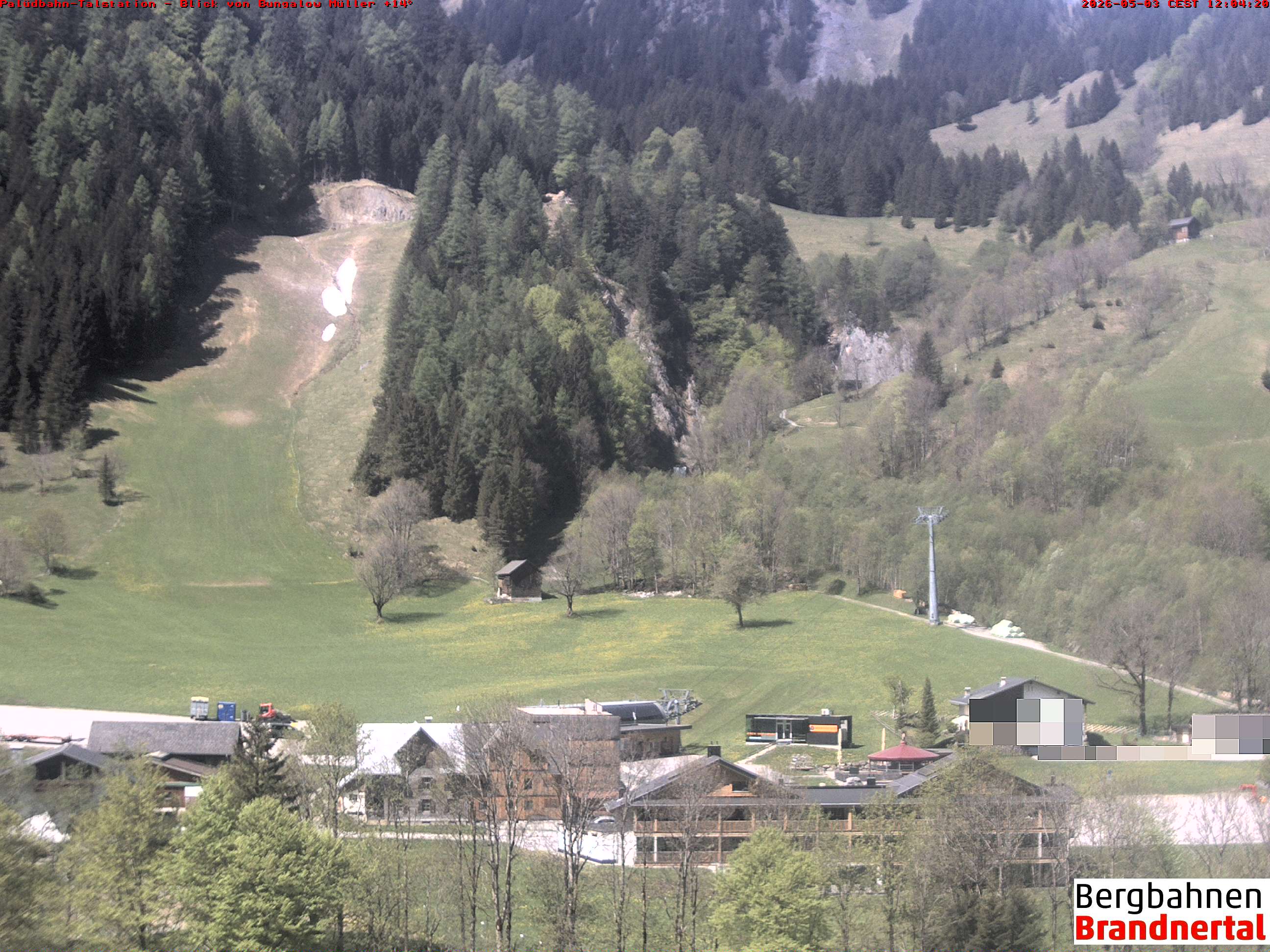 Blick auf Palüdbahn von Bungalow Müller