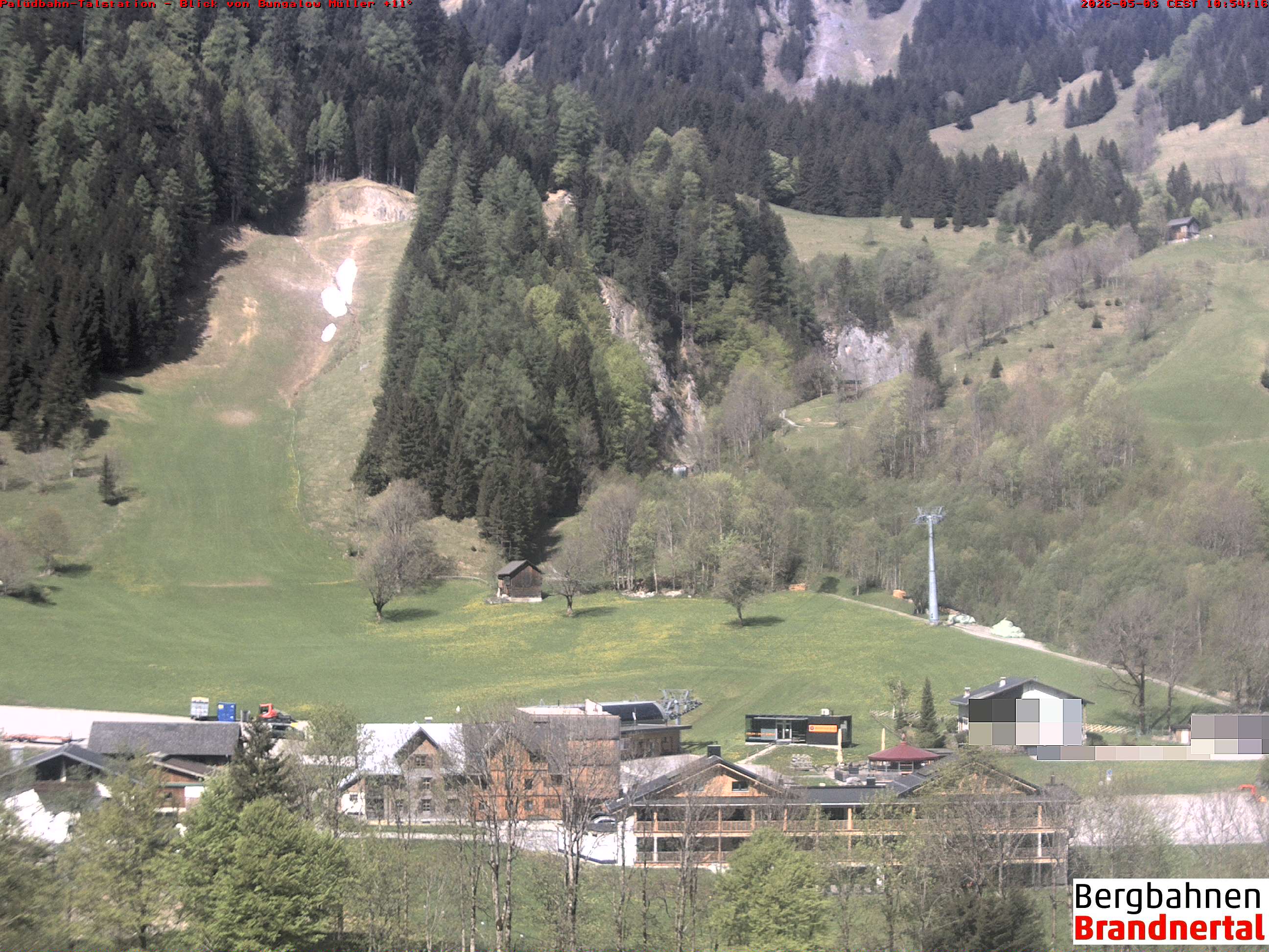 Blick auf Palüdbahn von Bungalow Müller