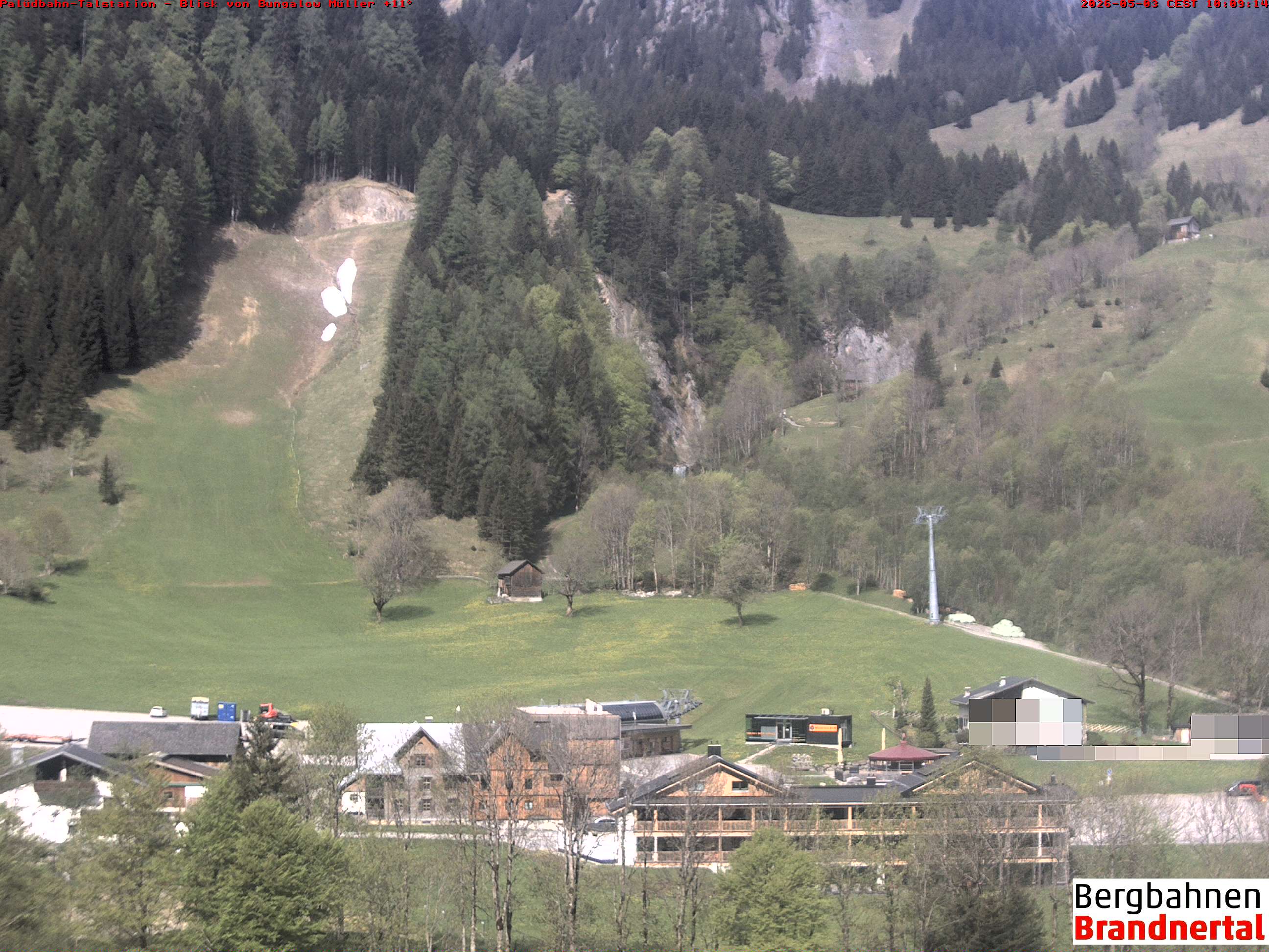 Blick auf Palüdbahn von Bungalow Müller