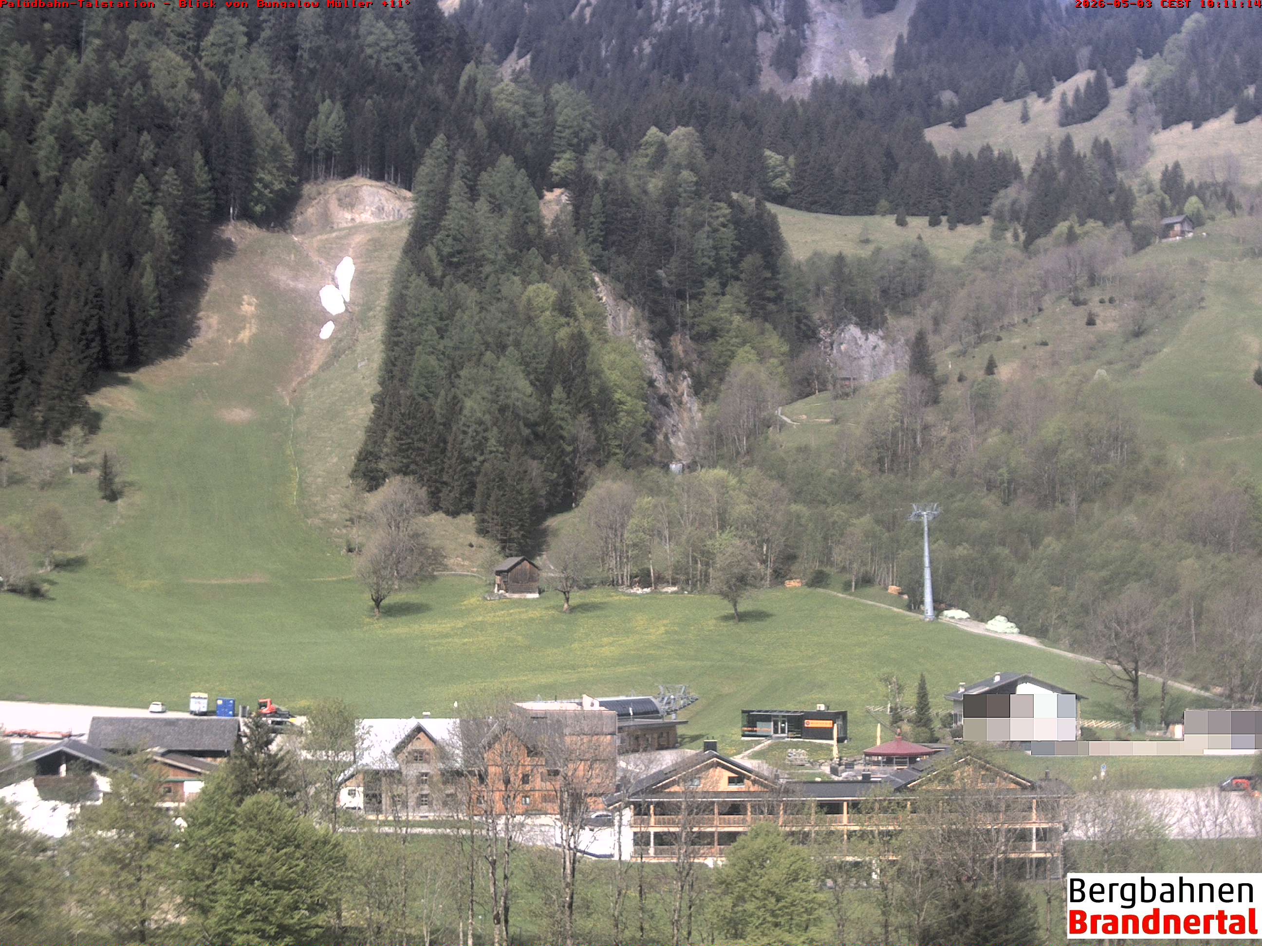 Blick auf Palüdbahn von Bungalow Müller