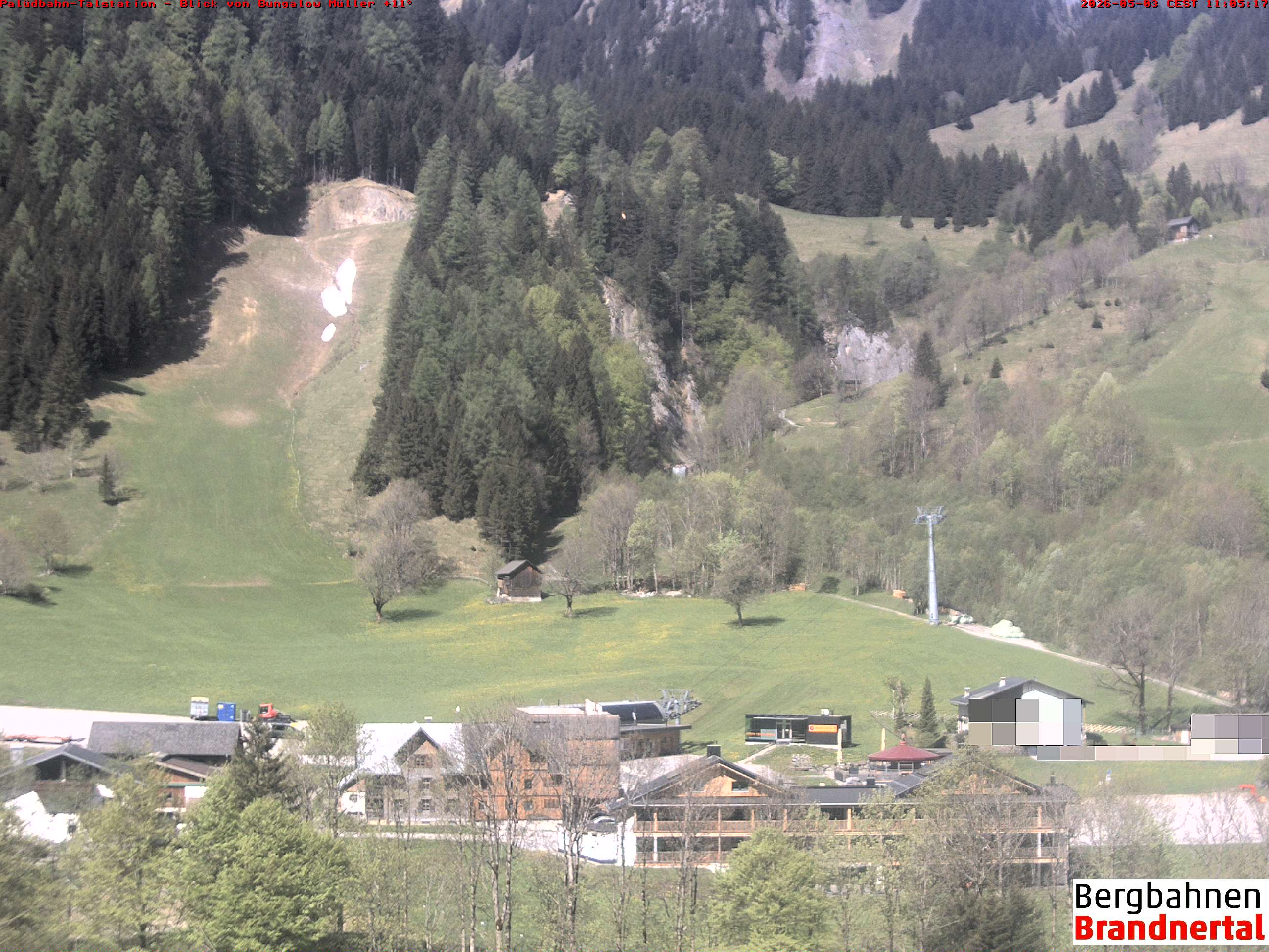 Blick auf Palüdbahn von Bungalow Müller