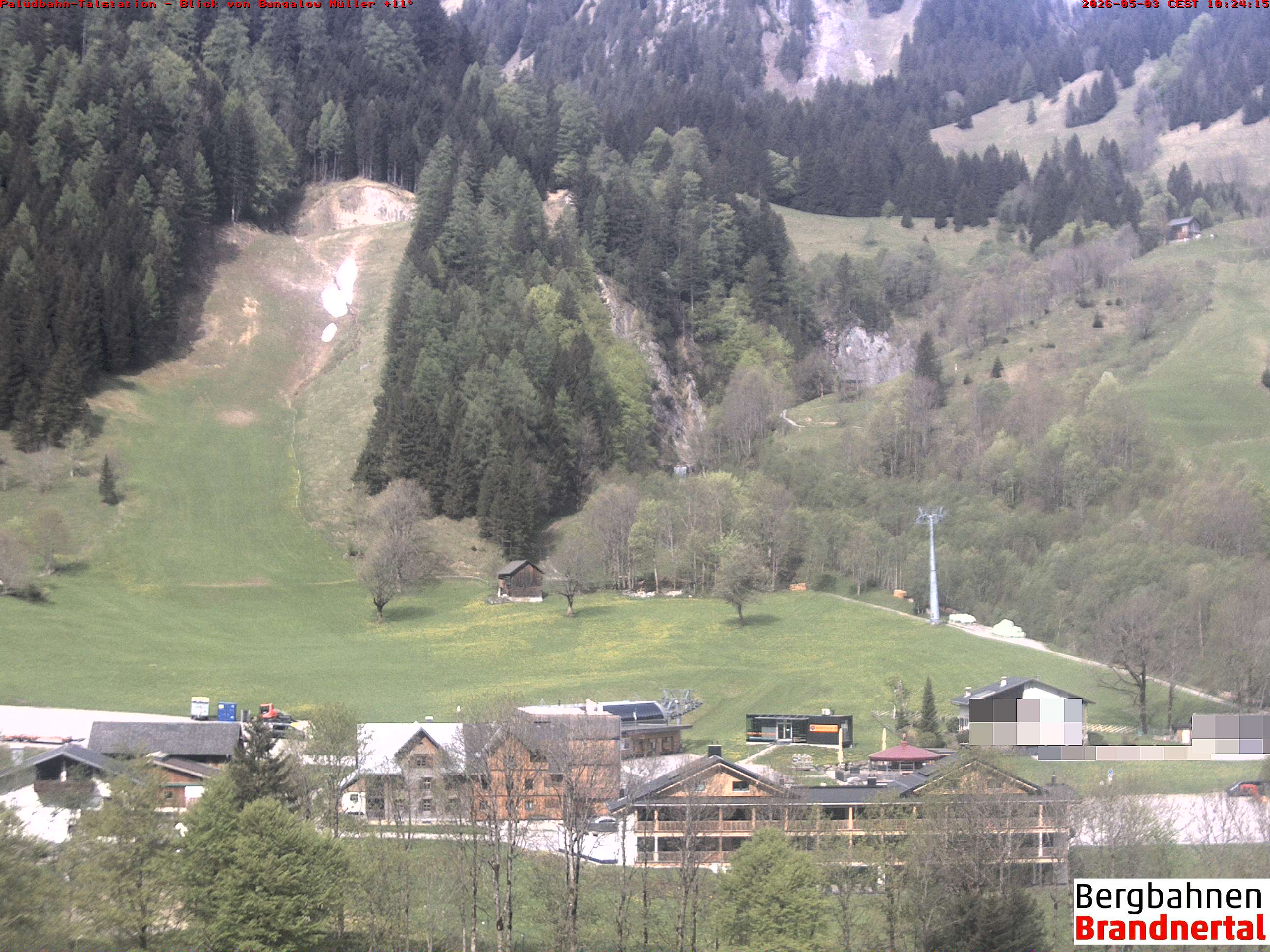 Blick auf Palüdbahn von Bungalow Müller
