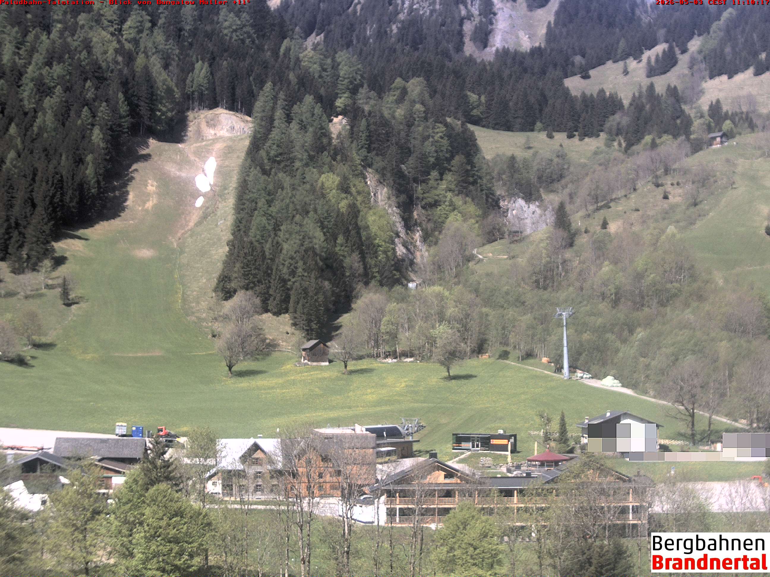 Blick auf Palüdbahn von Bungalow Müller